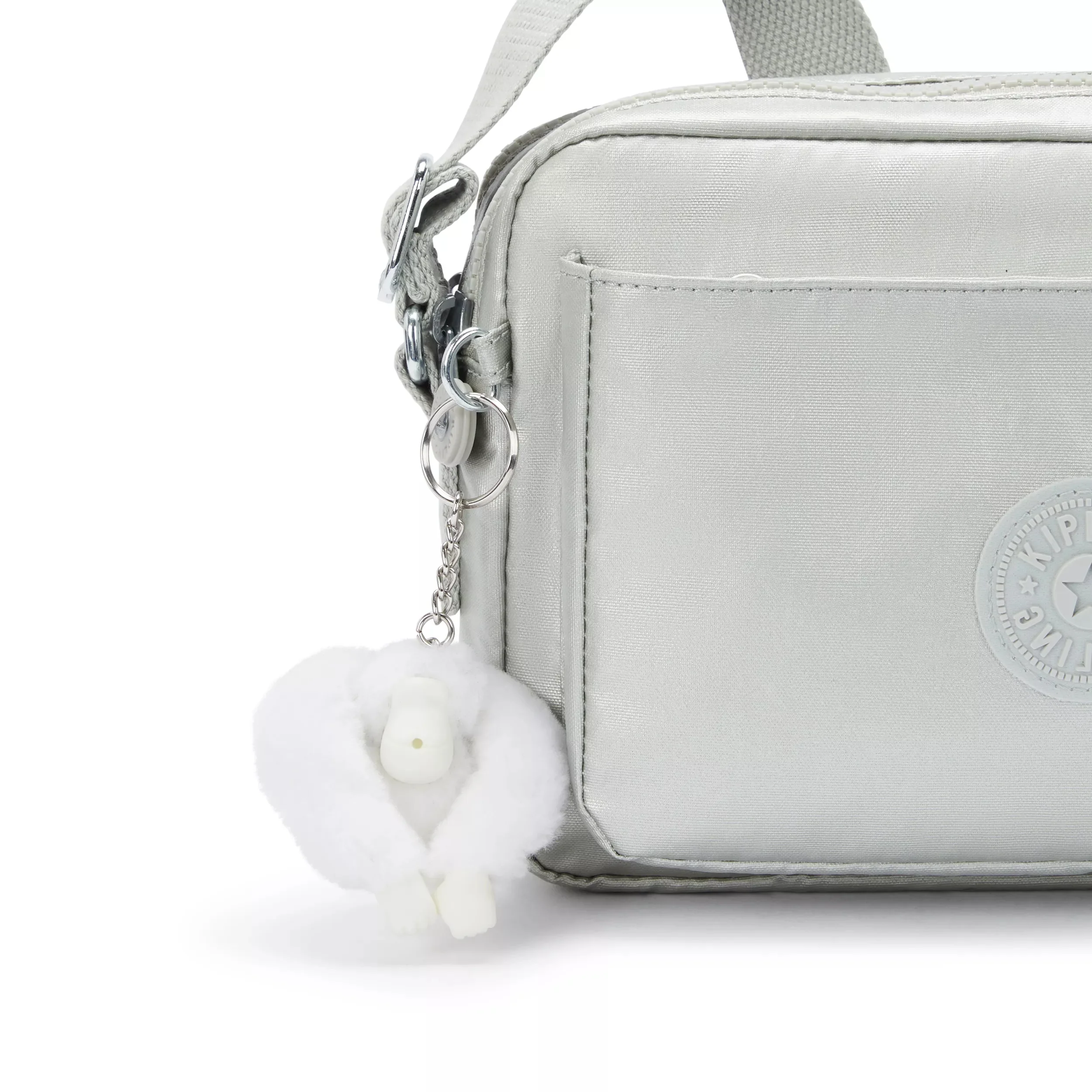 Abanu Medium Metallic Crossbody Bag - Image 6