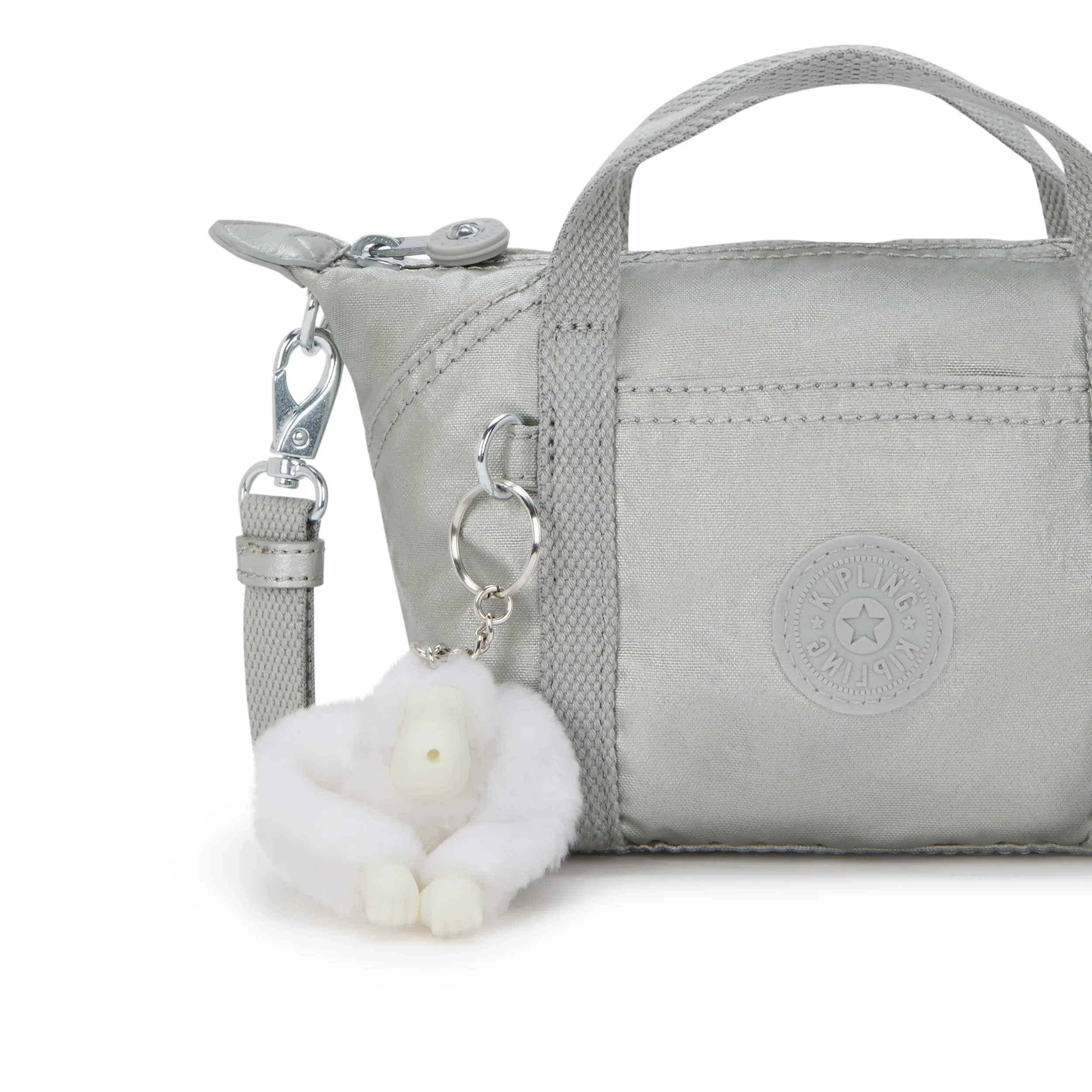 Art Compact Metallic Crossbody Bag - Image 6