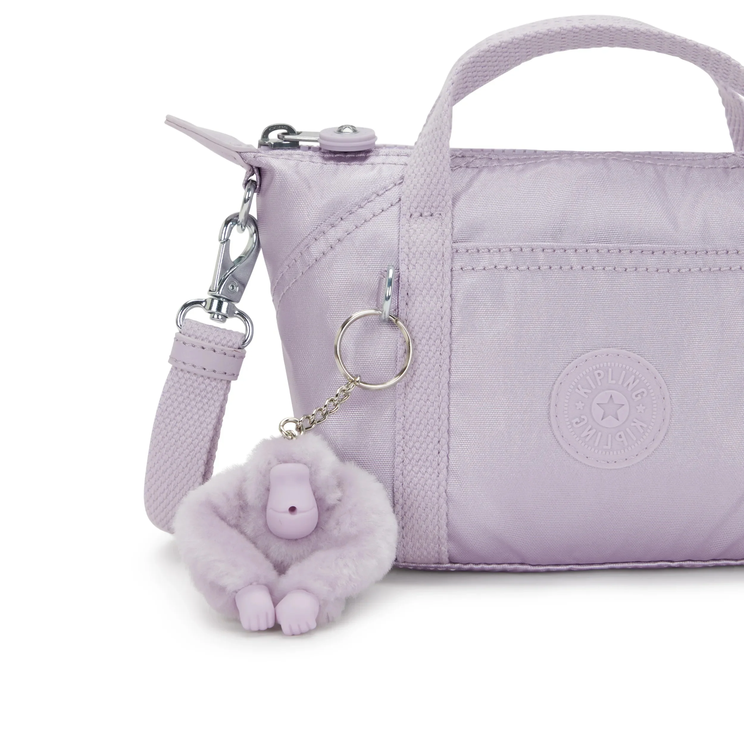 Art Compact Metallic Crossbody Bag - Image 6