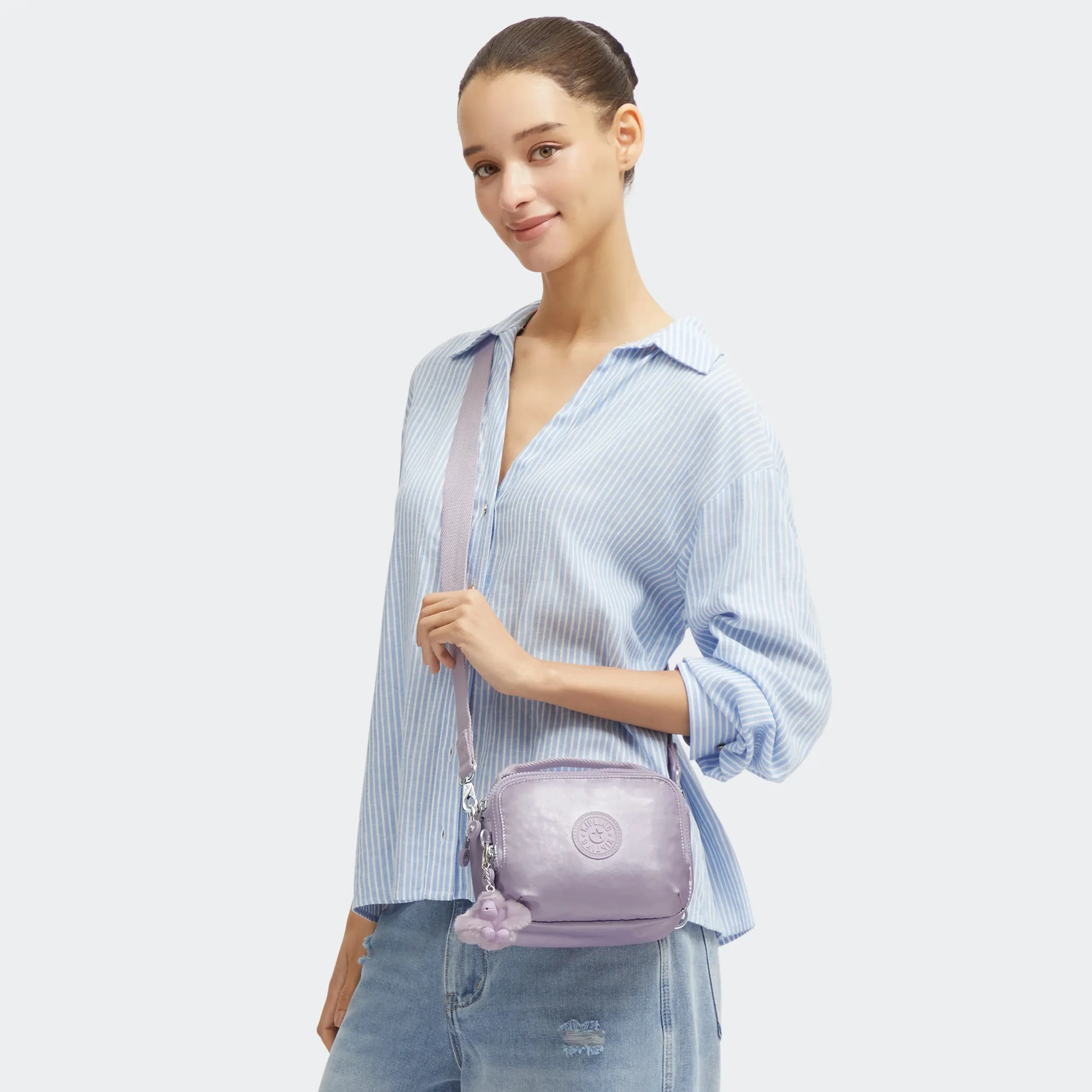 Cahir Convertible Mini Metallic Backpack - Image 8