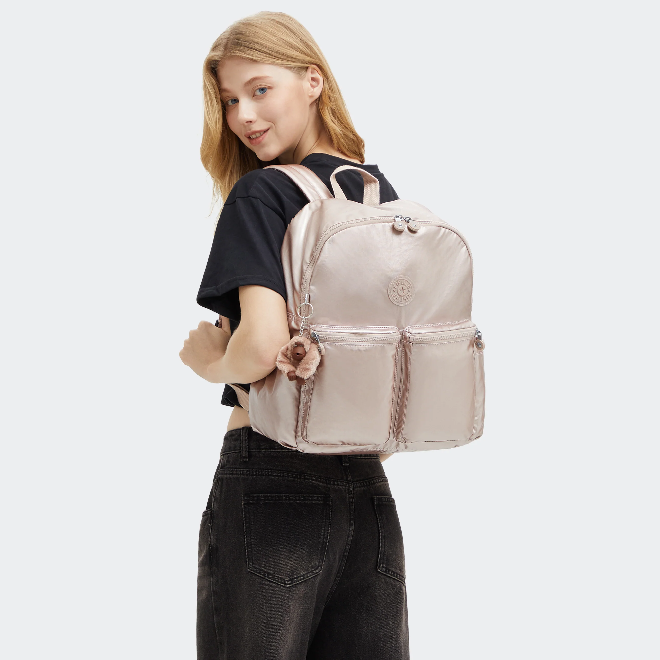 Charnell 11.5" Metallic Laptop Backpack - Image 2