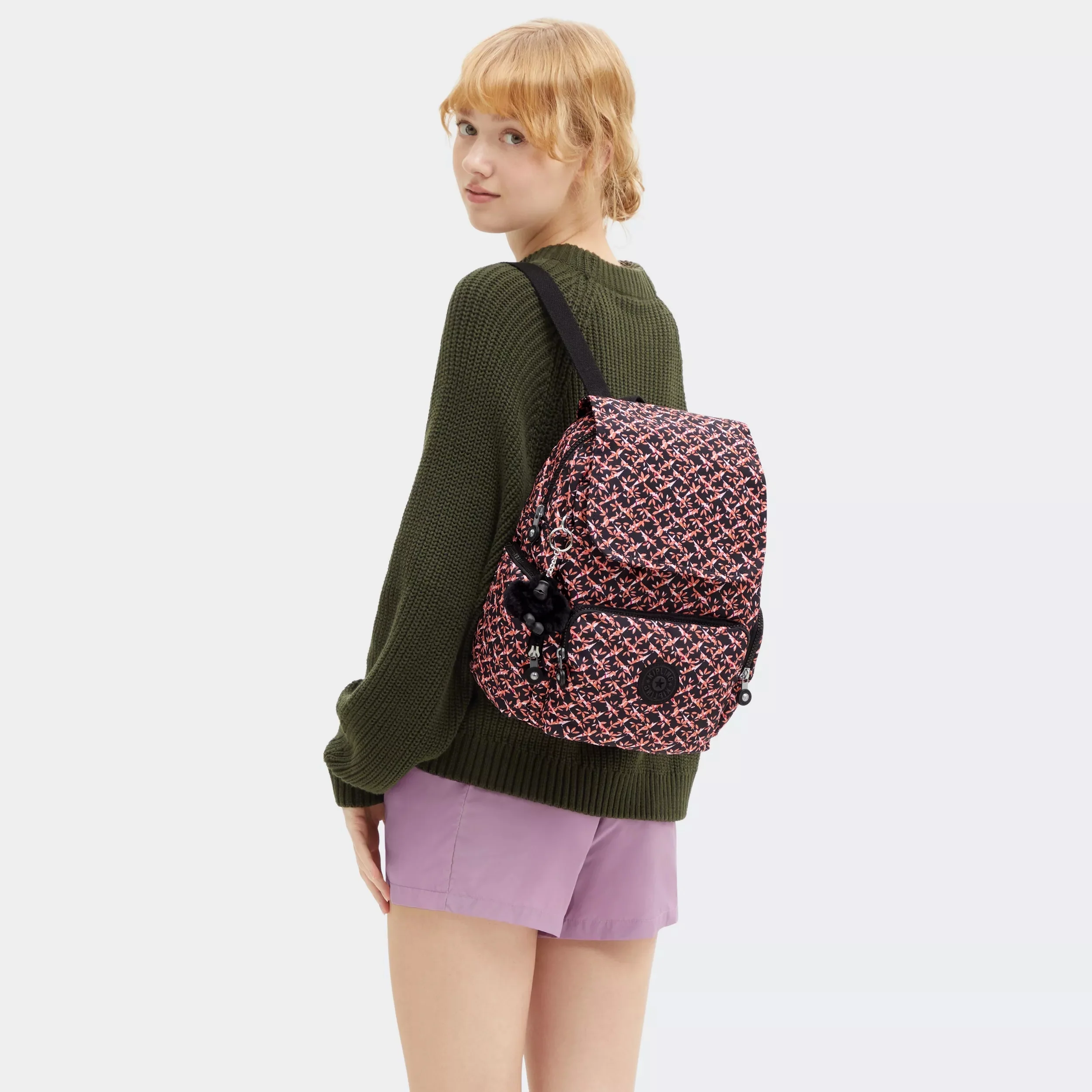 City Zip Small Printed Backpack - Image 2