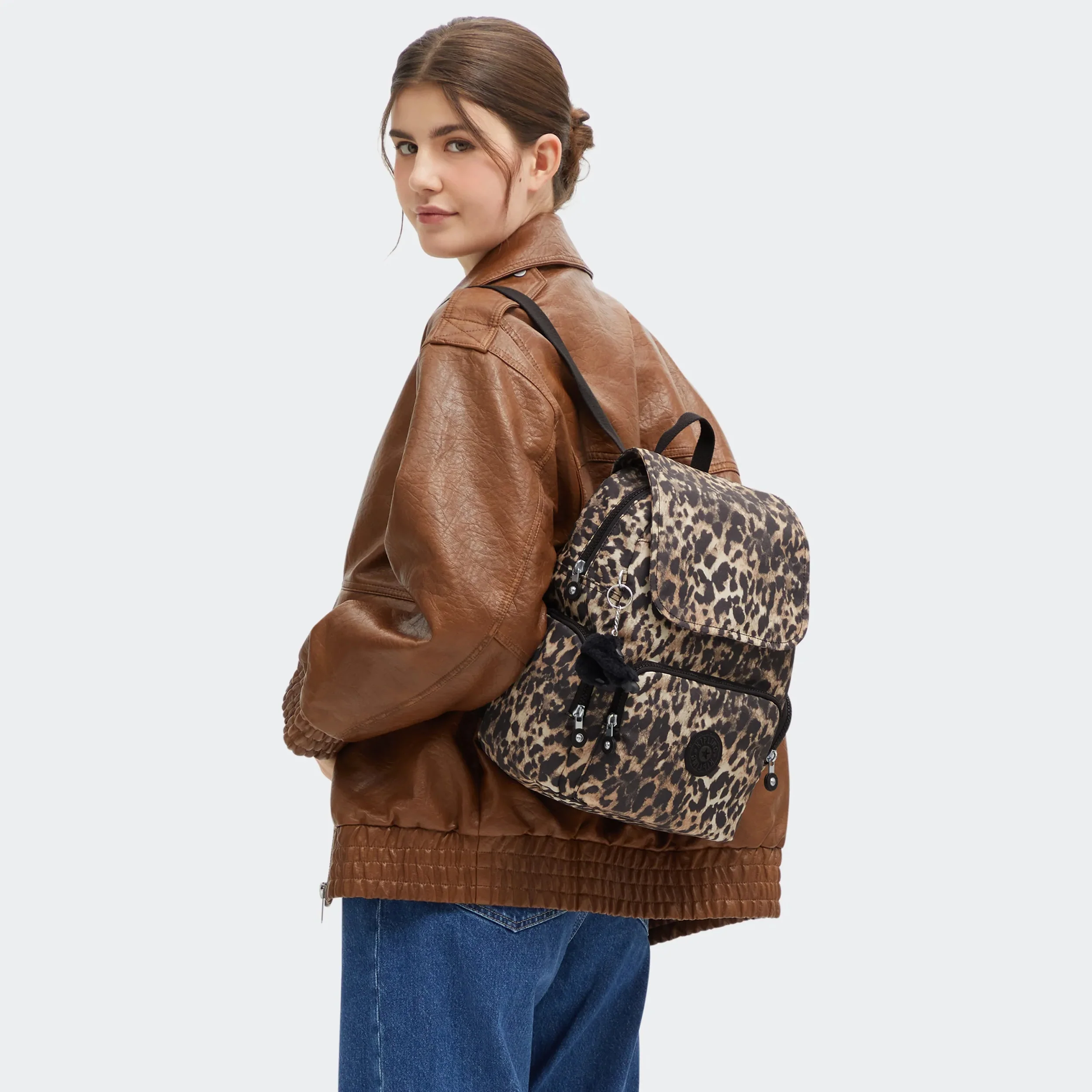 City Zip Small Printed Backpack - Image 2