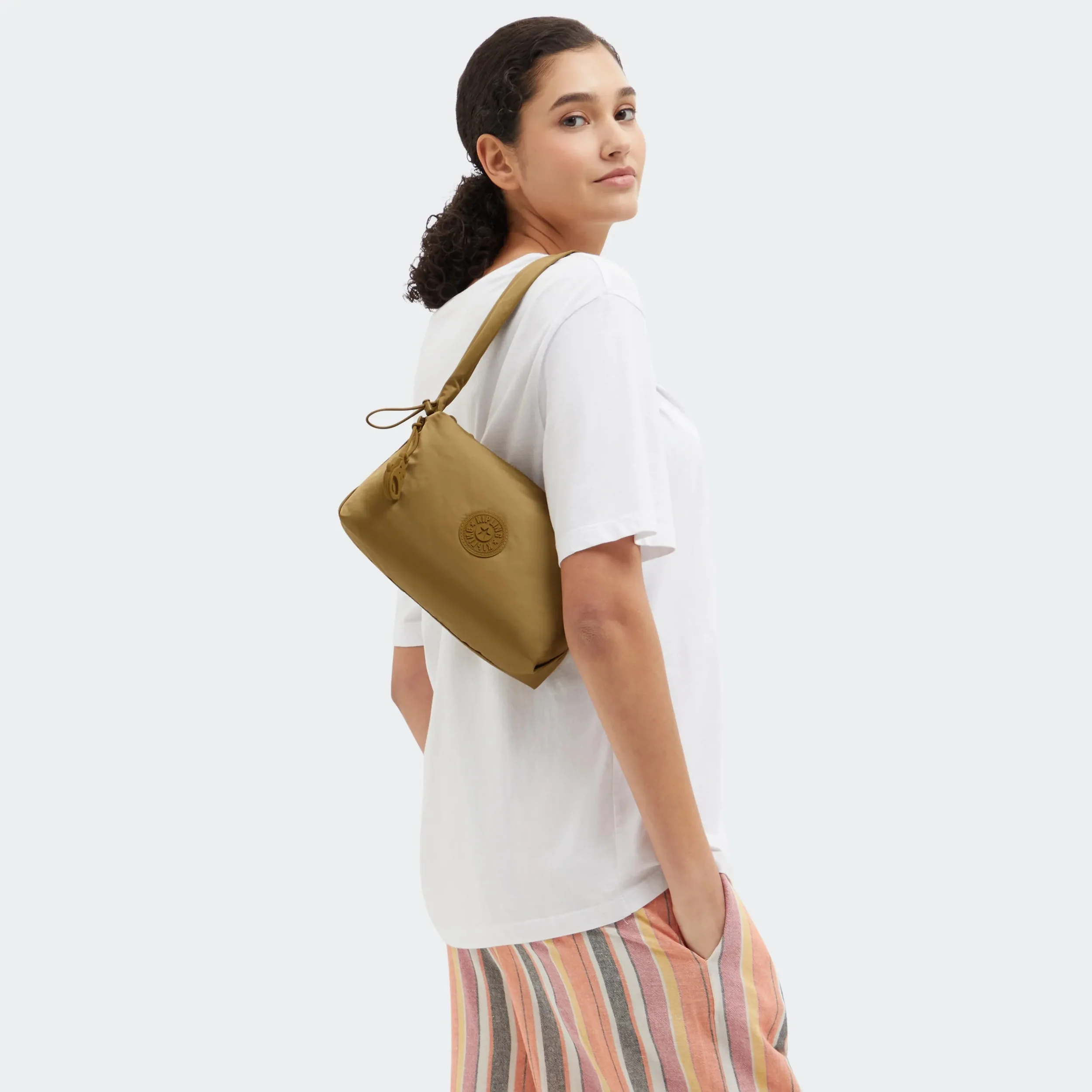 Eleni Smooth Satin Shoulder Bag - Image 2