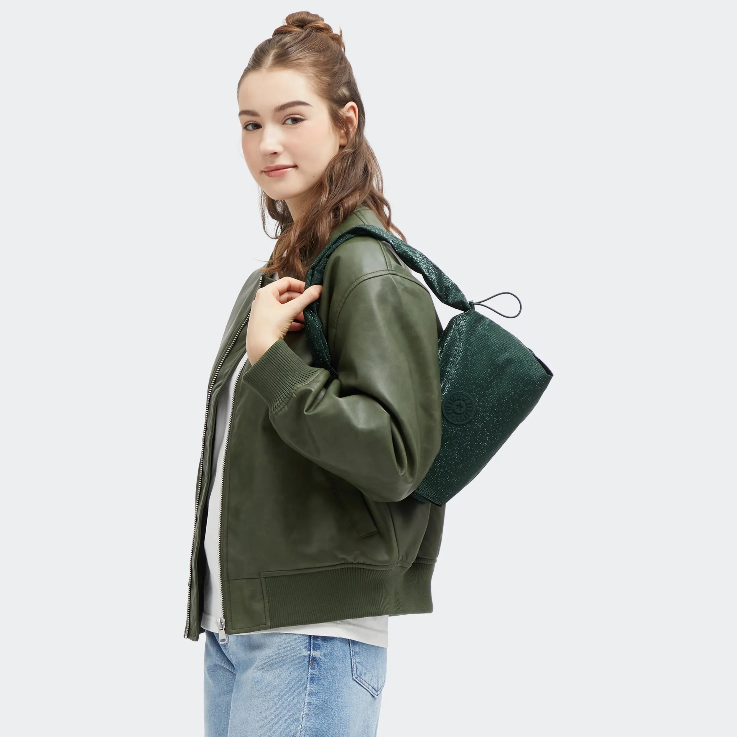 Eleni Smooth Satin Shoulder Bag - Image 2
