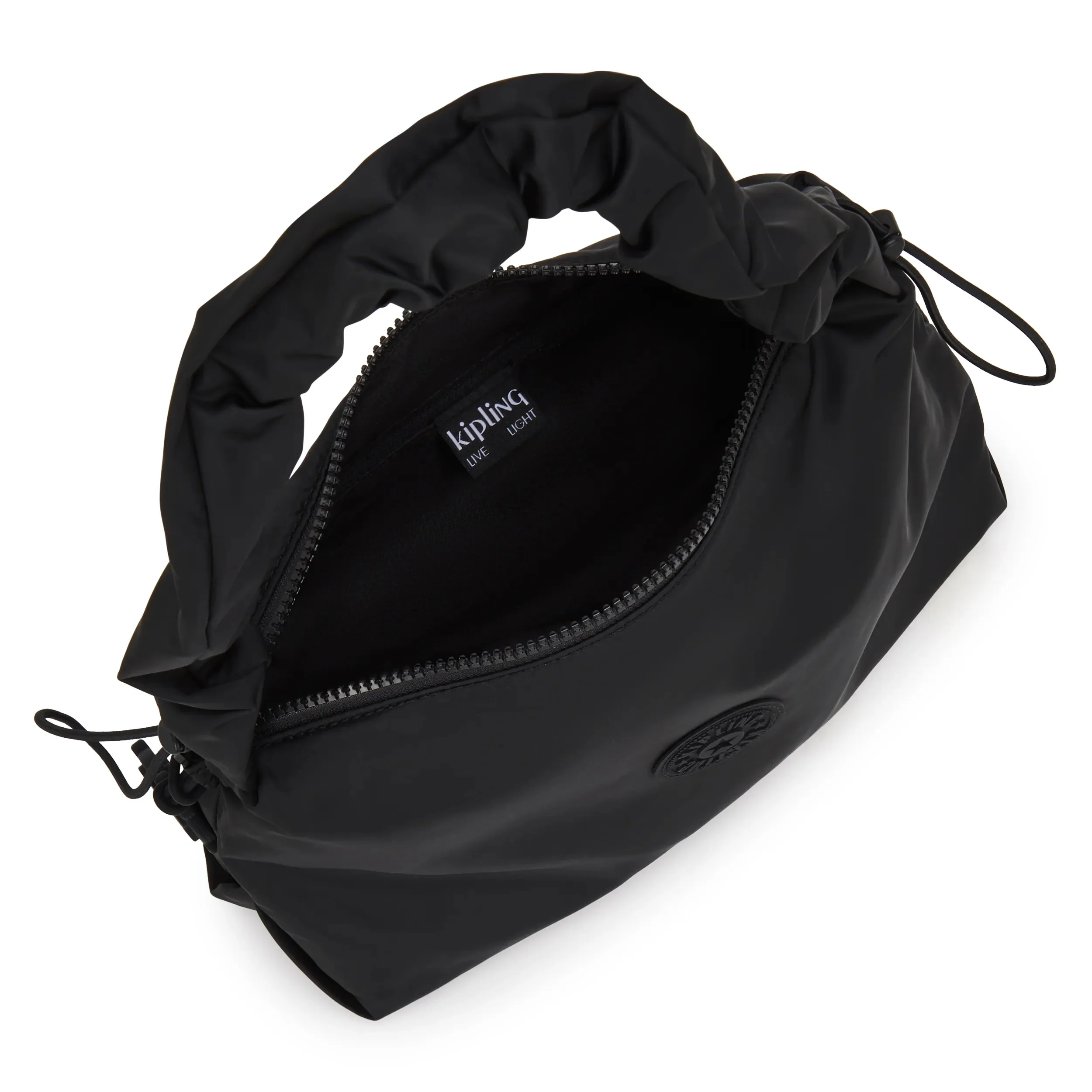 Eleni Medium Smooth Satin Shoulder Bag - Image 4