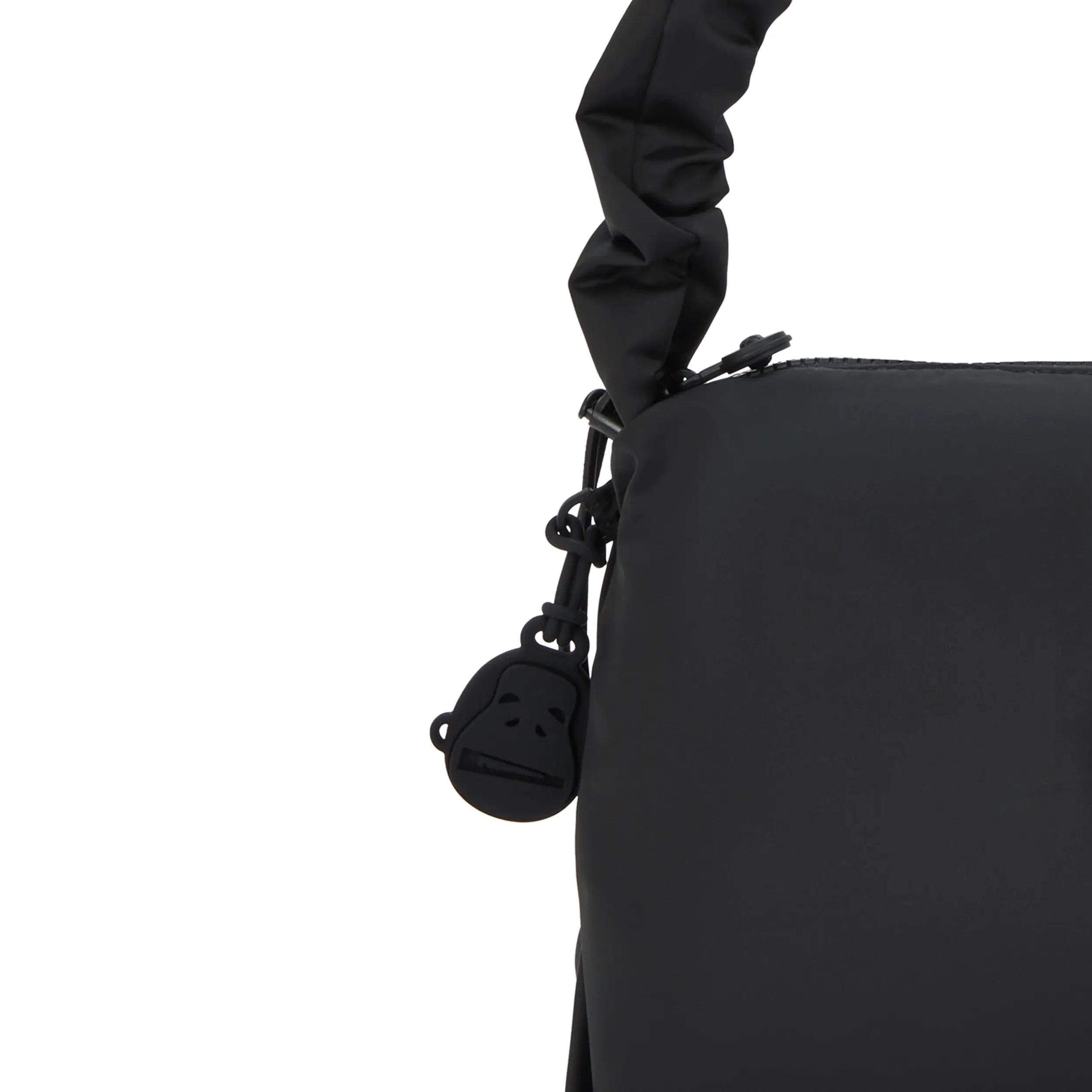 Eleni Medium Smooth Satin Shoulder Bag - Image 6