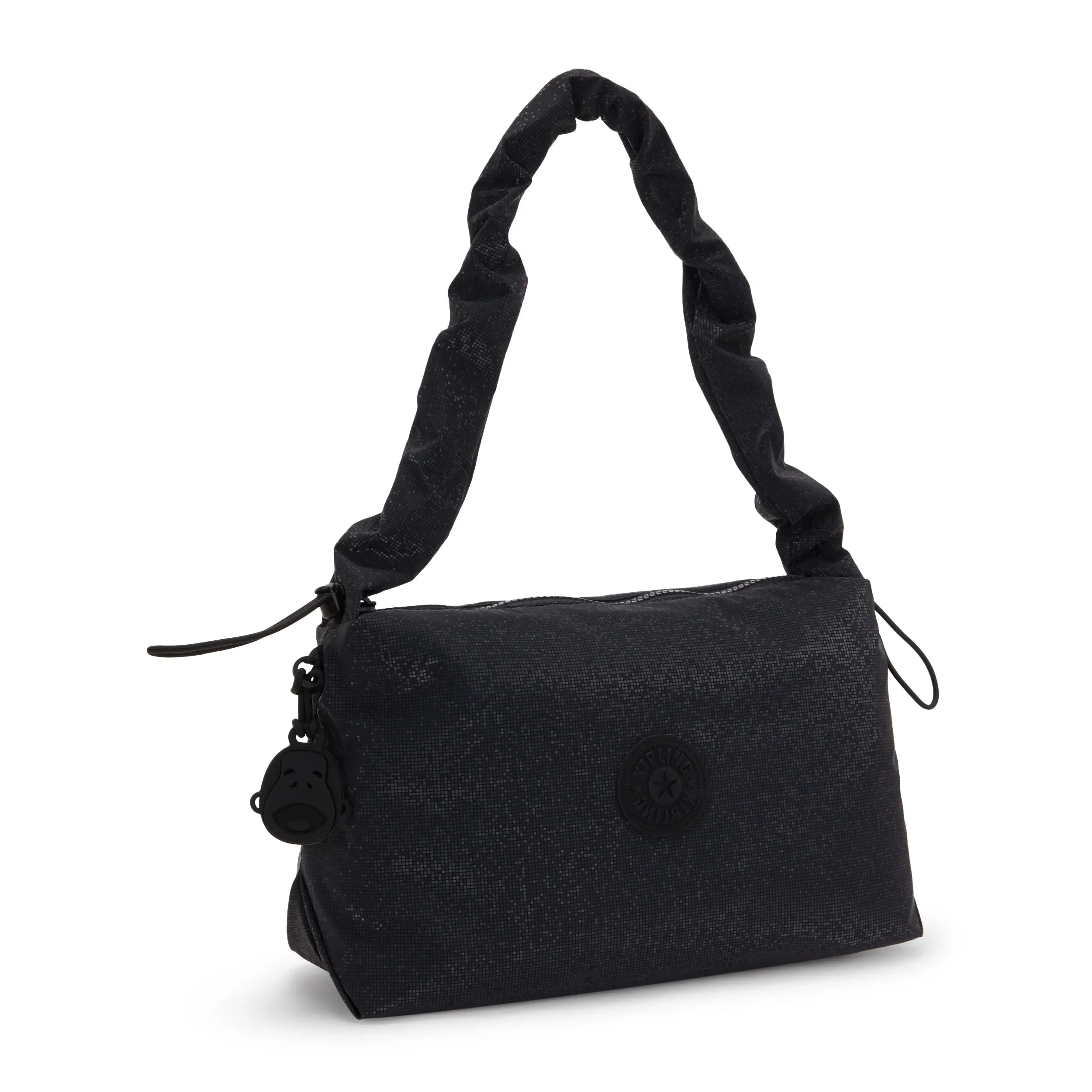 Eleni Medium Smooth Satin Shoulder Bag - Image 5