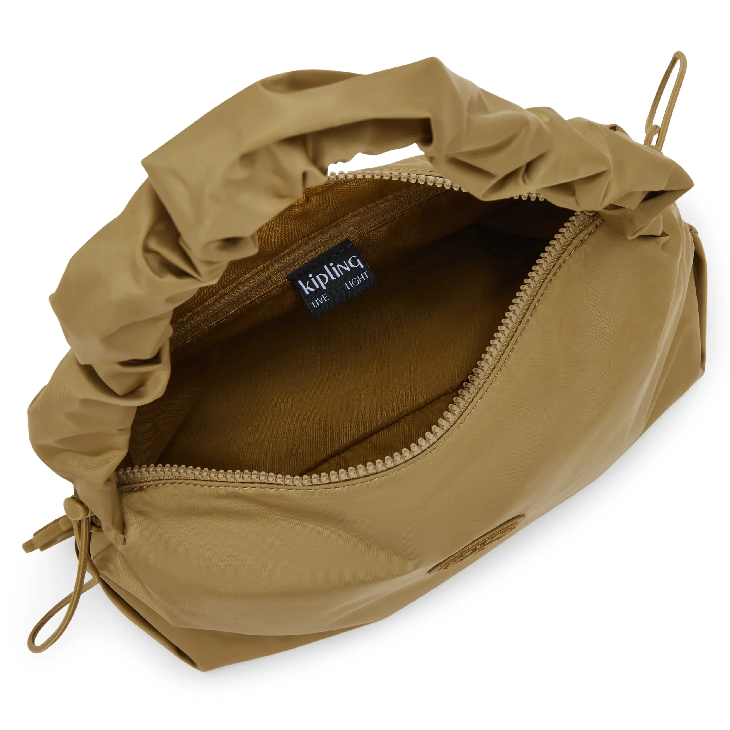 Eleni Medium Smooth Satin Shoulder Bag - Image 4