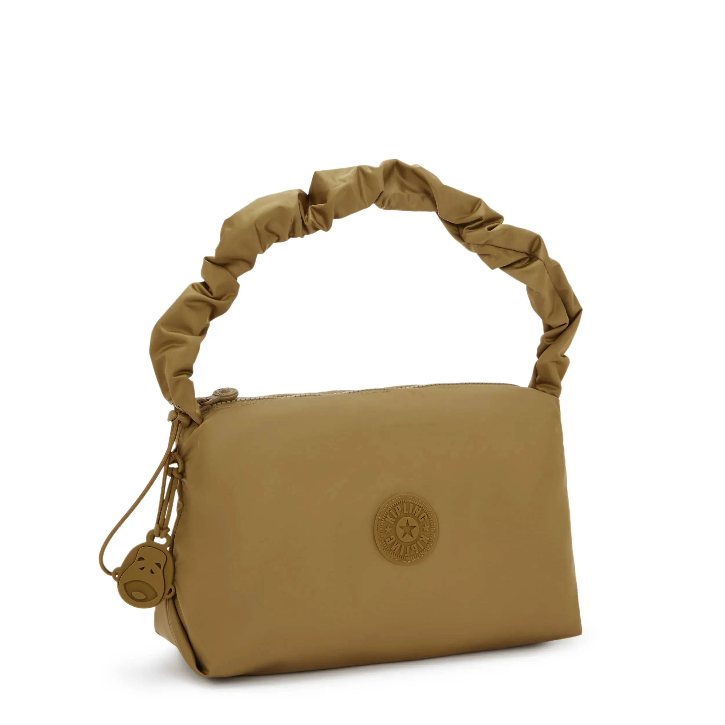 Eleni Medium Smooth Satin Shoulder Bag - Image 5