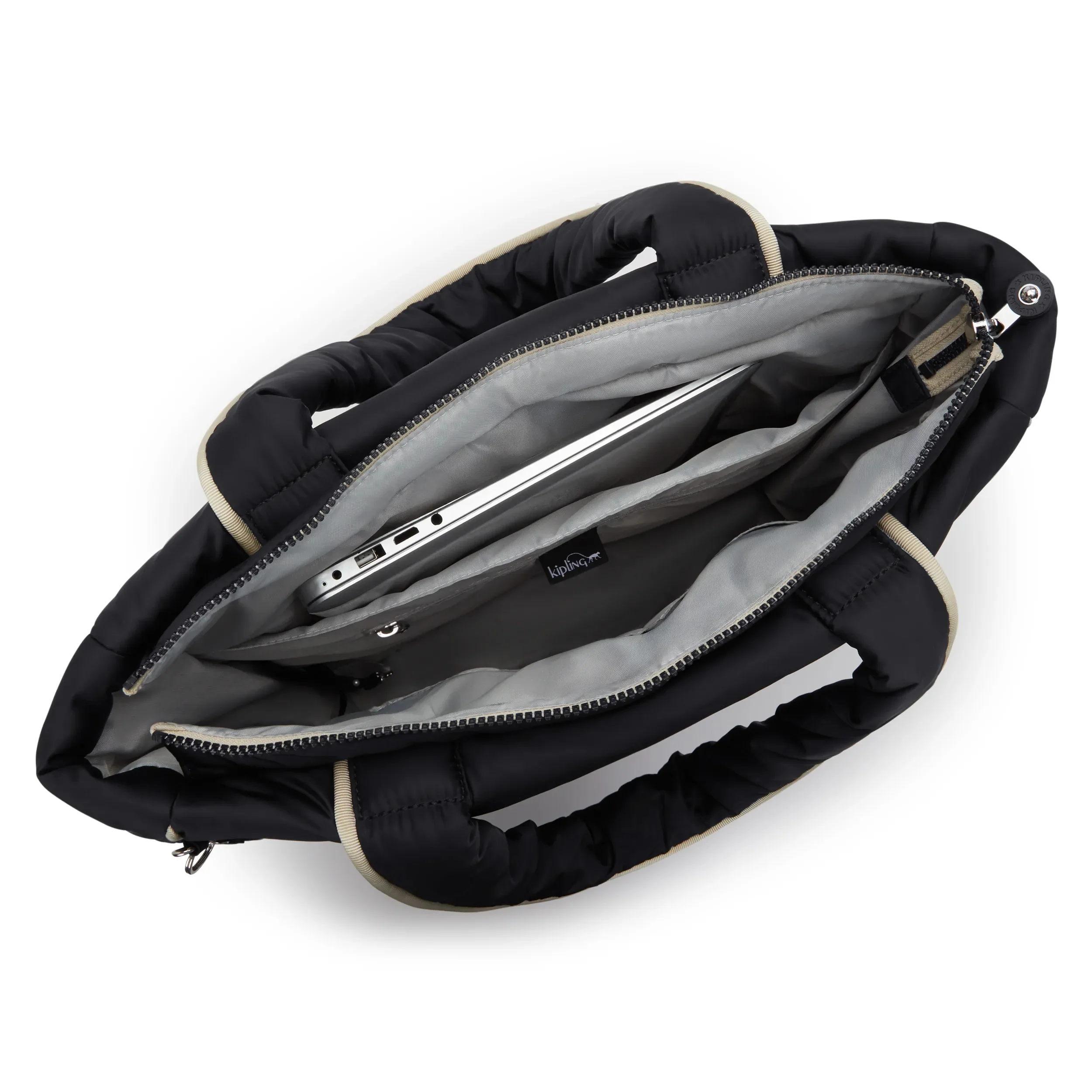 Jamil Puffed 13" Laptop Tote Bag - Image 3