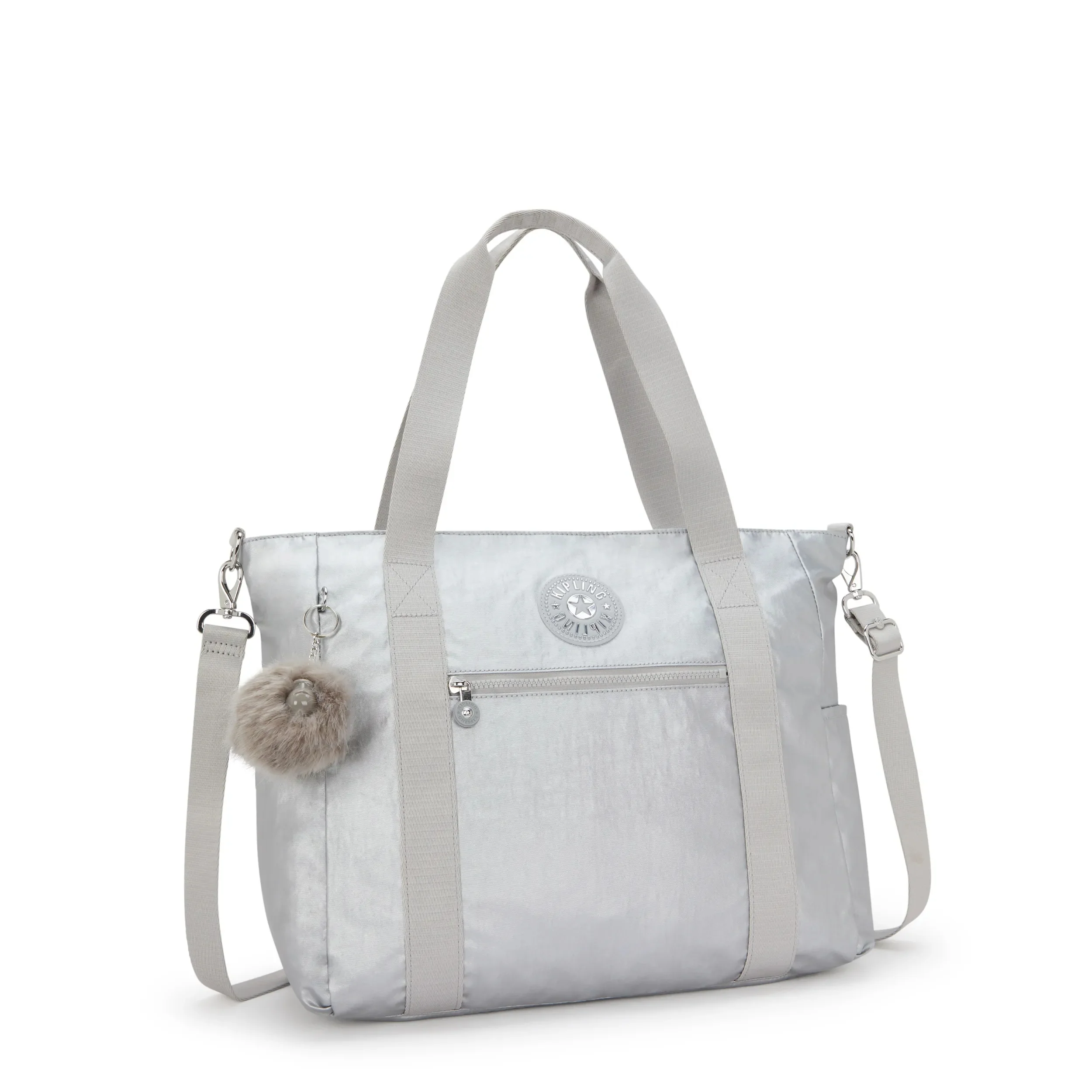 Jayla 15" Metallic Laptop Tote Bag - Image 4