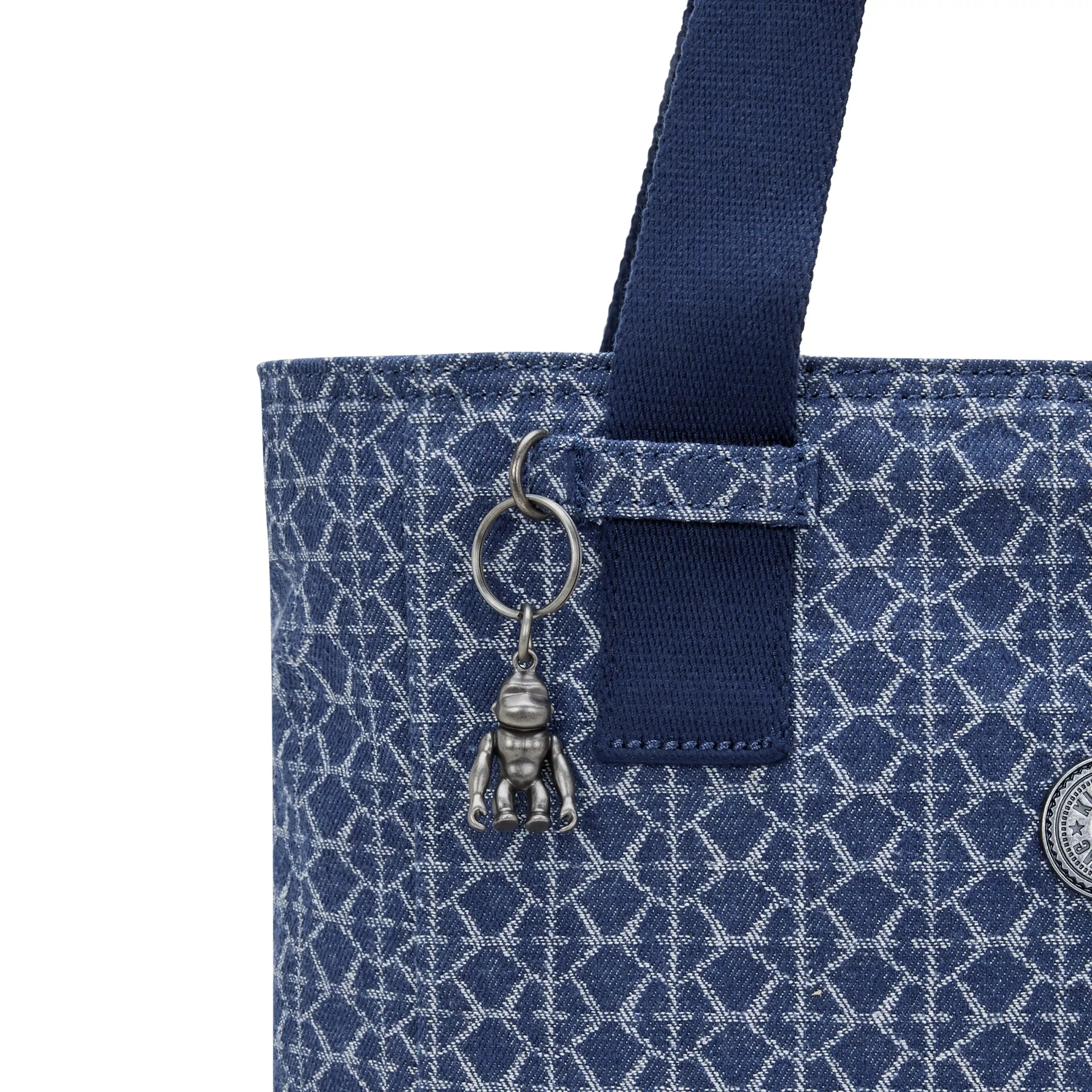 Jowns Printed Denim Tote Bag - Image 6
