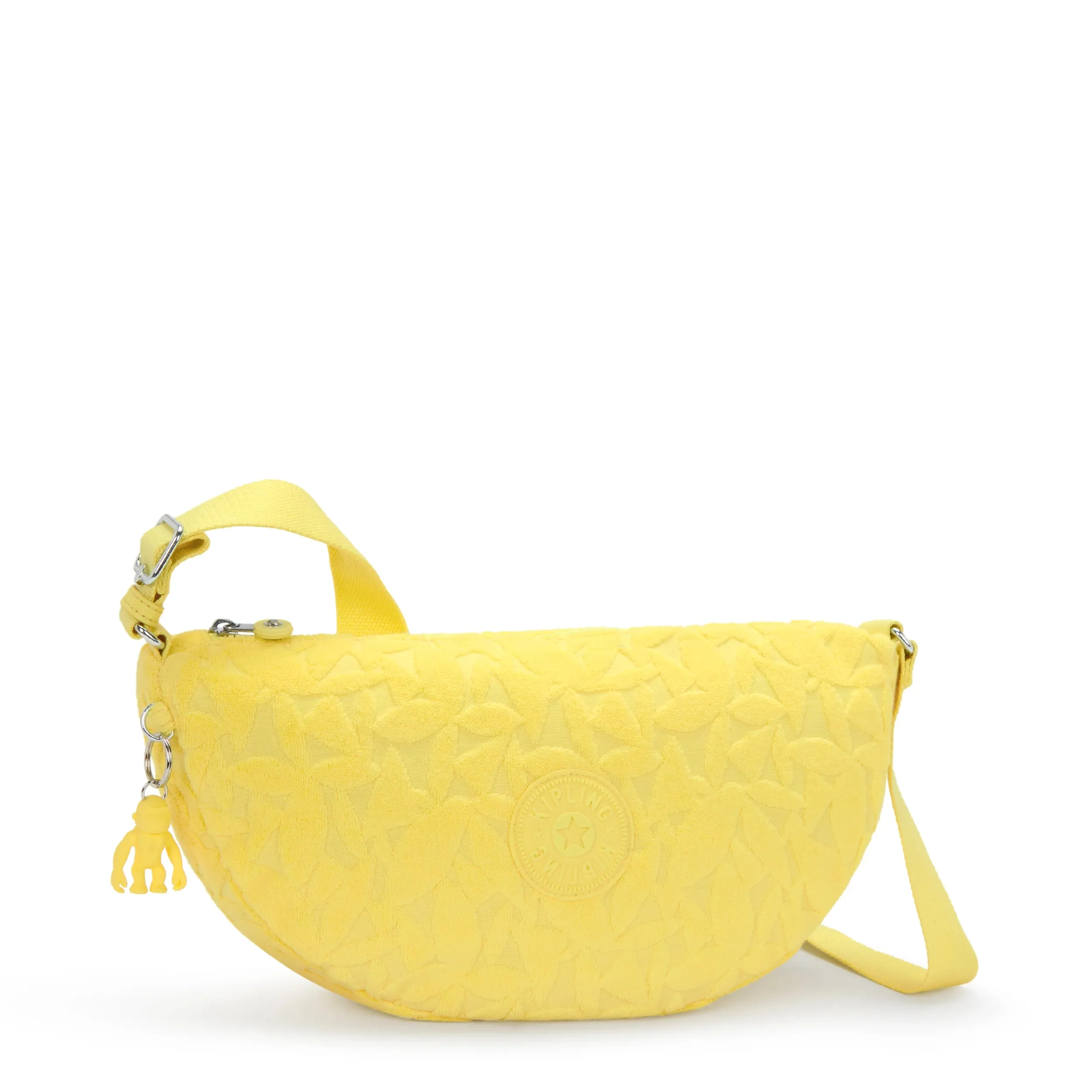 Julisa Terry Cloth Crescent Crossbody Bag - Image 5