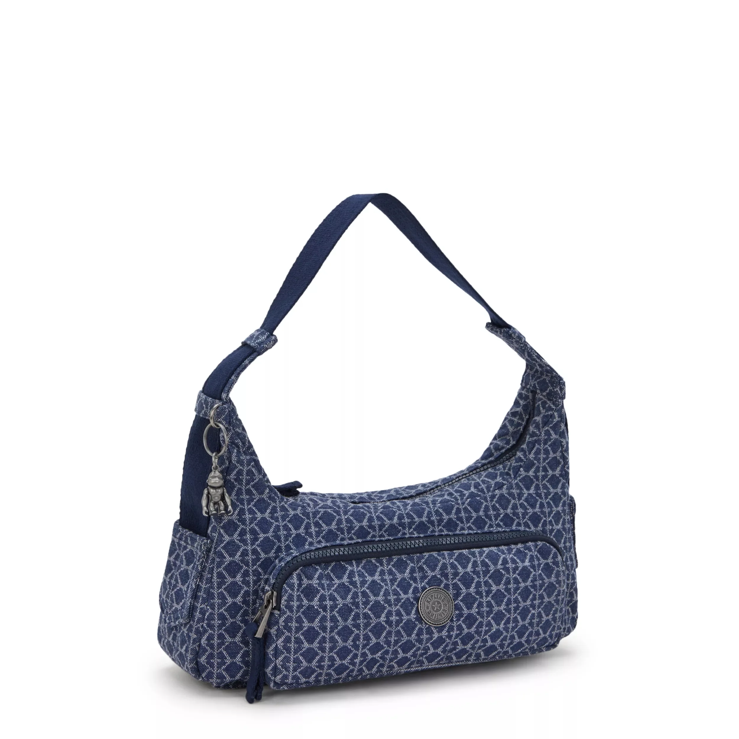 Karis Small Printed Denim Shoulder Bag - Image 5