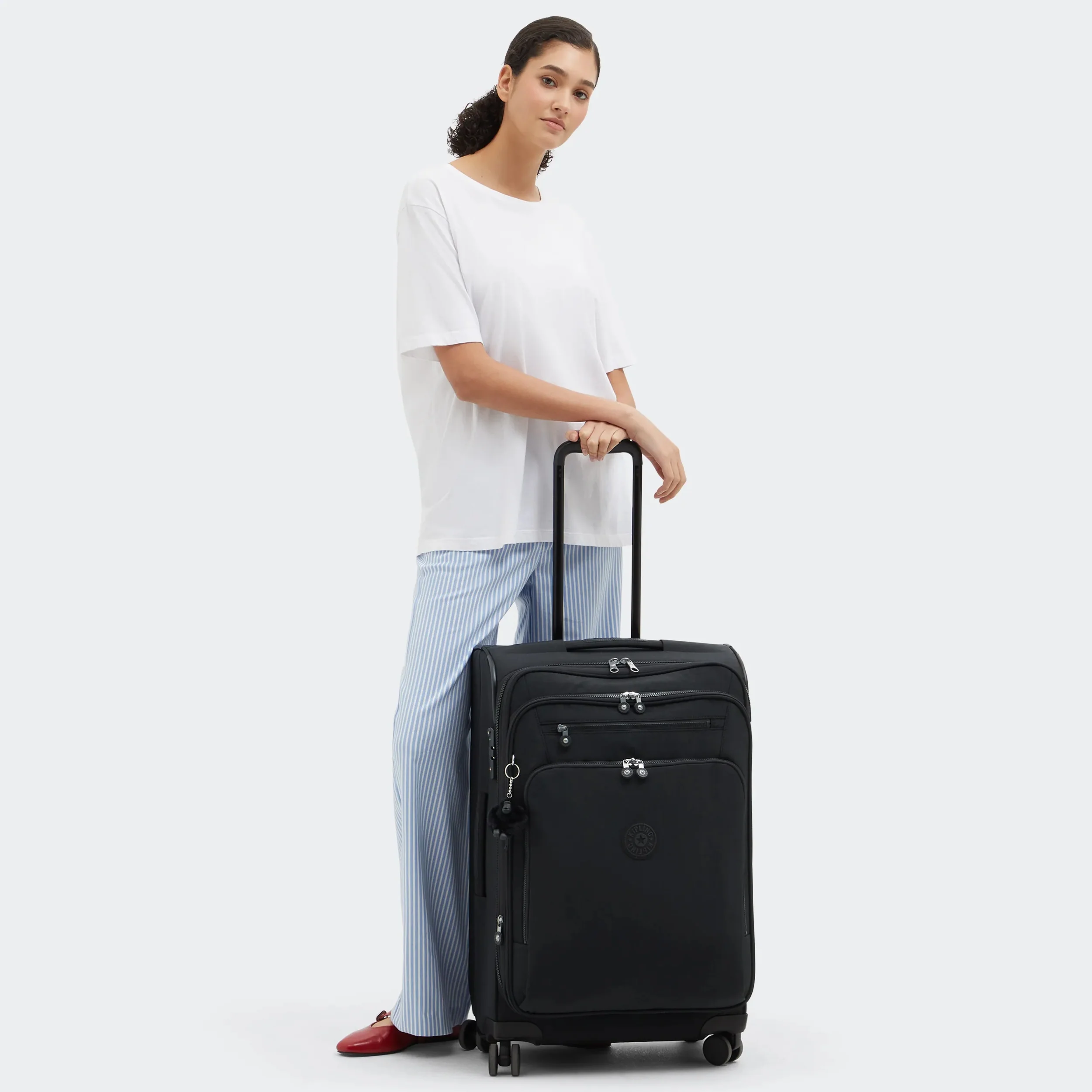 Youri Spin Medium Printed 4 Wheeled Rolling Luggage - Image 2