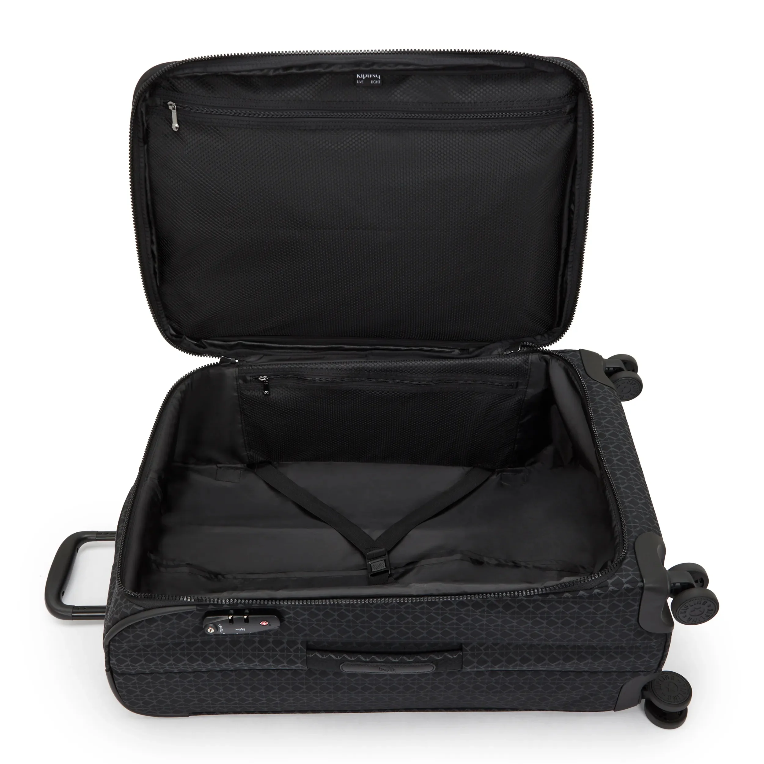 Youri Spin Medium Printed 4 Wheeled Rolling Luggage - Image 4