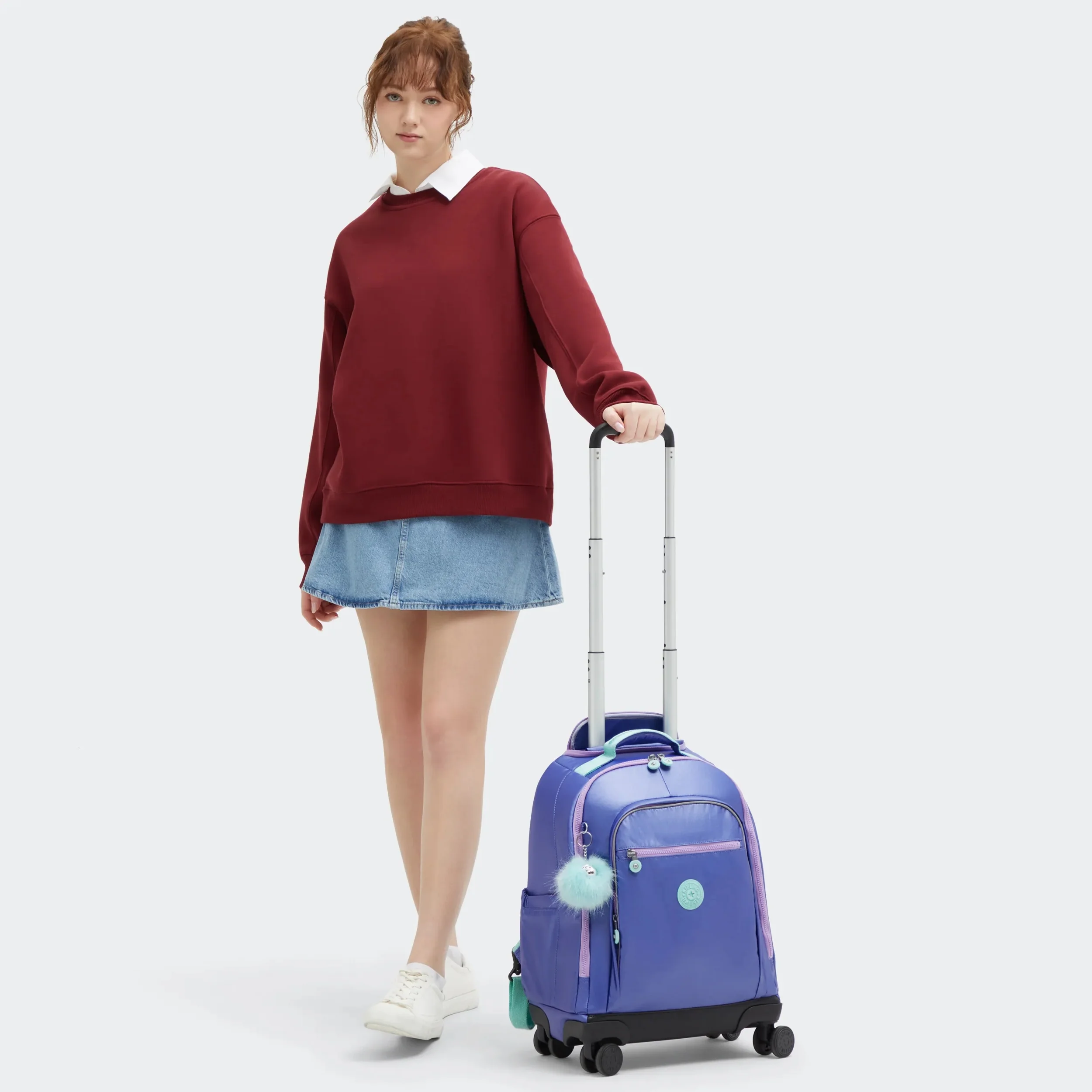 New Zea Metallic 15" Laptop Rolling Backpack - Image 2