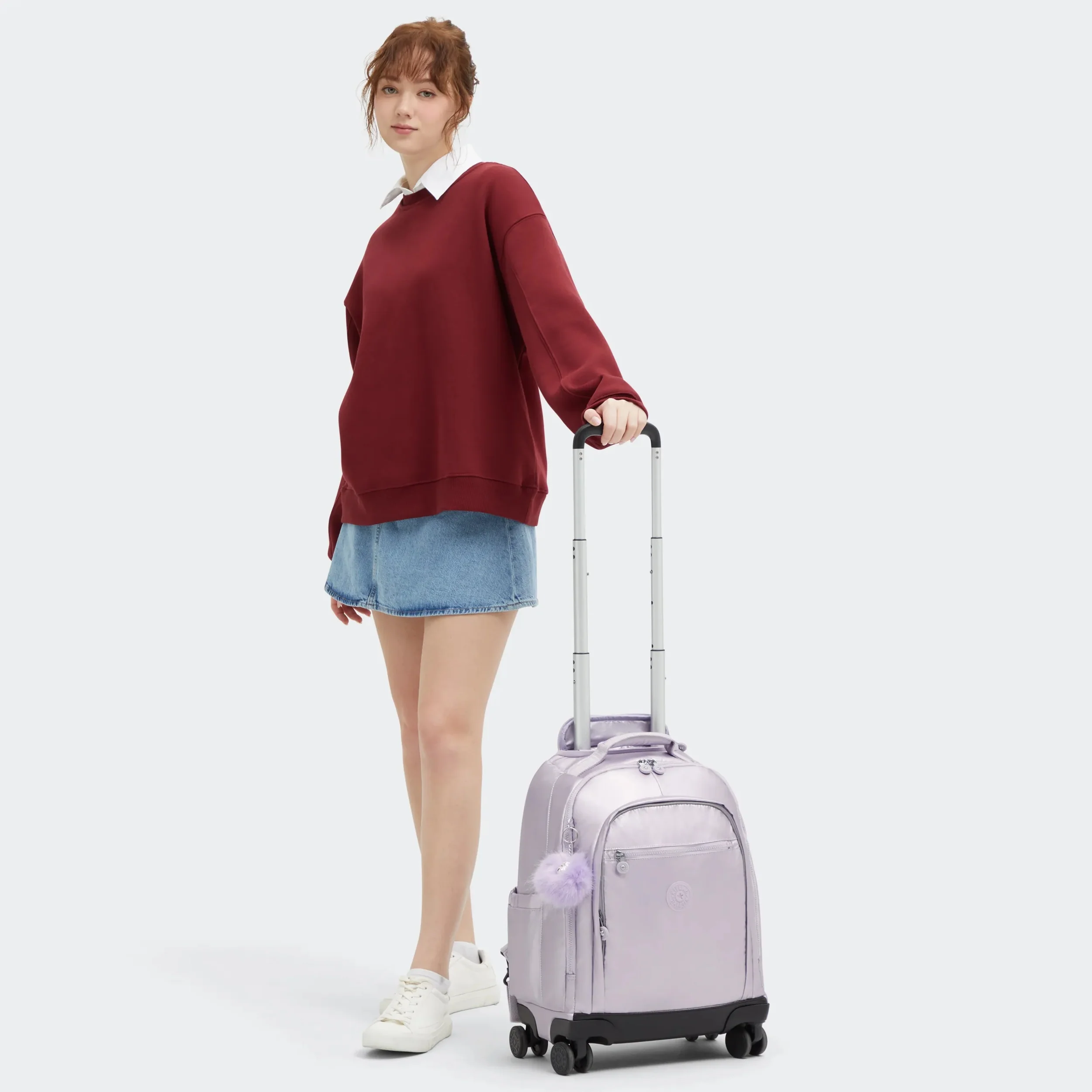 New Zea Metallic 15" Laptop Rolling Backpack - Image 2