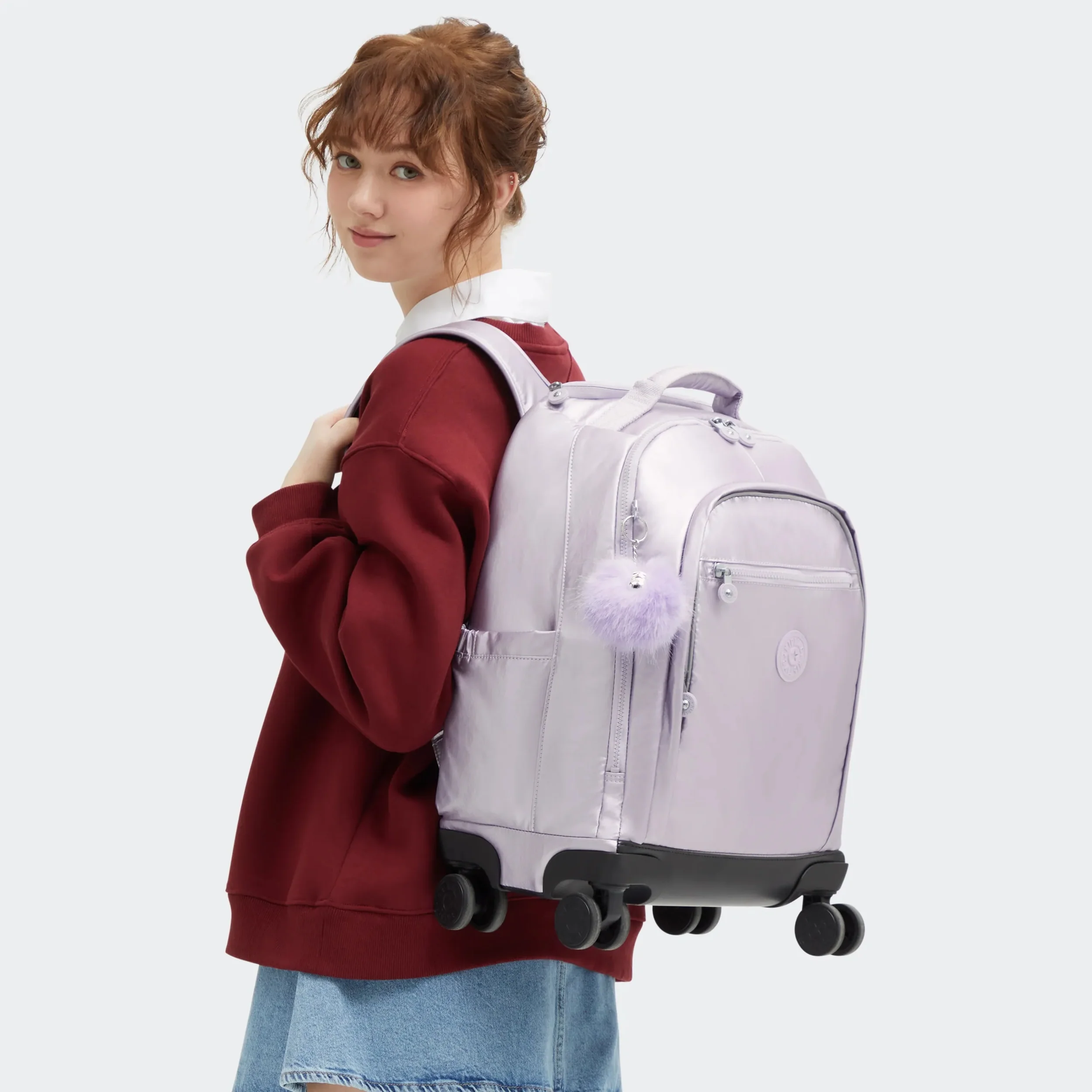 New Zea Metallic 15" Laptop Rolling Backpack - Image 7