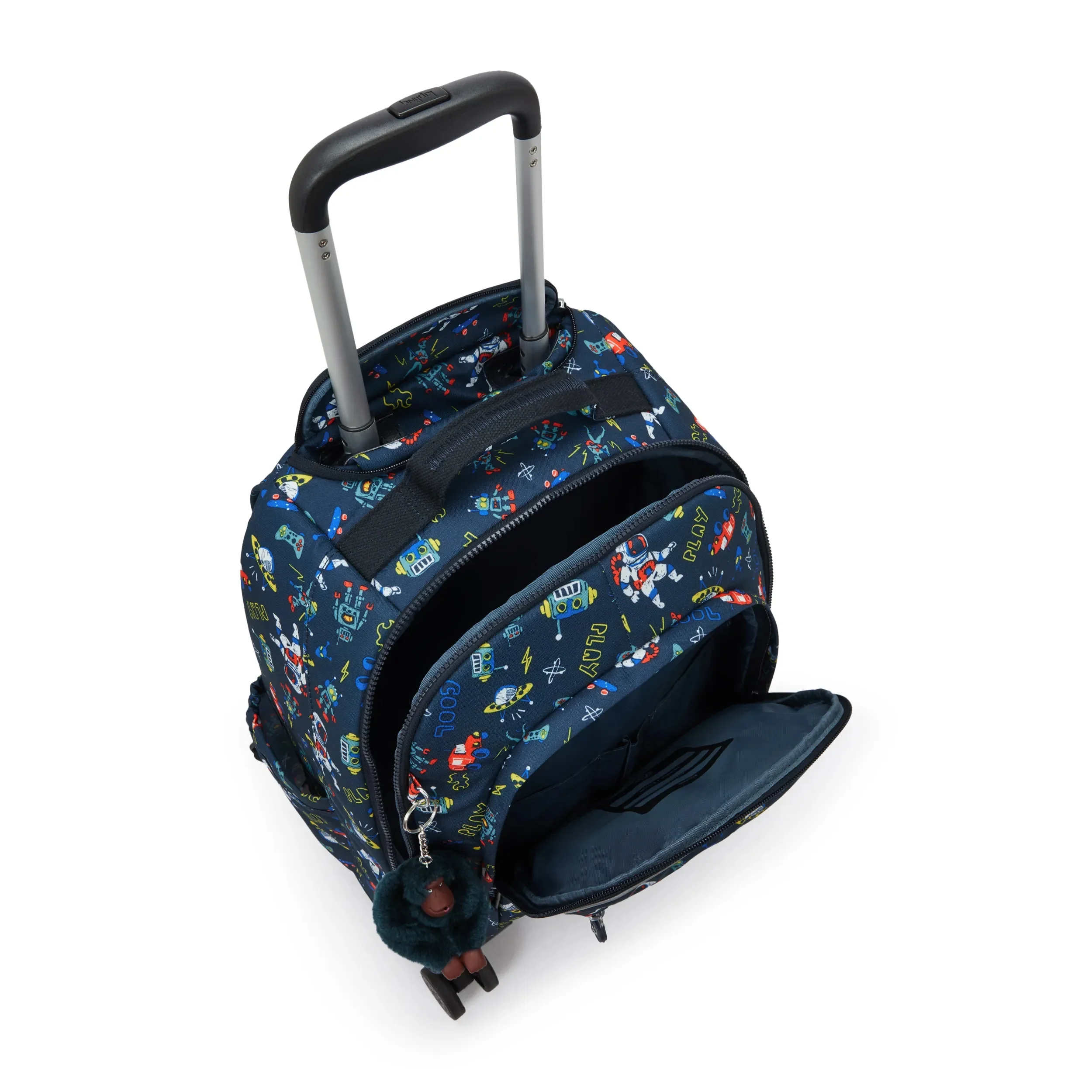 New Zea Printed 15" Laptop Rolling Backpack - Image 4