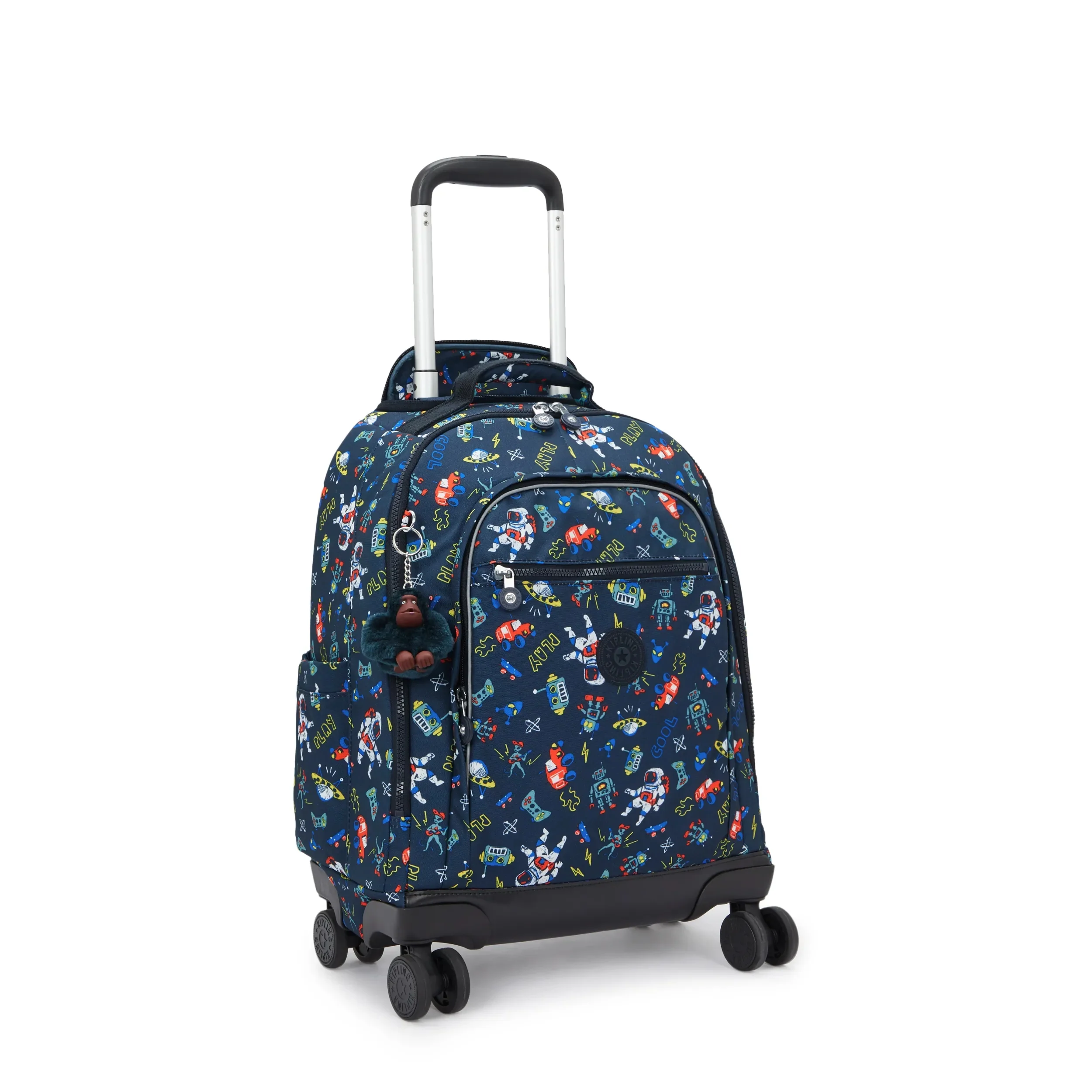 New Zea Printed 15" Laptop Rolling Backpack - Image 5