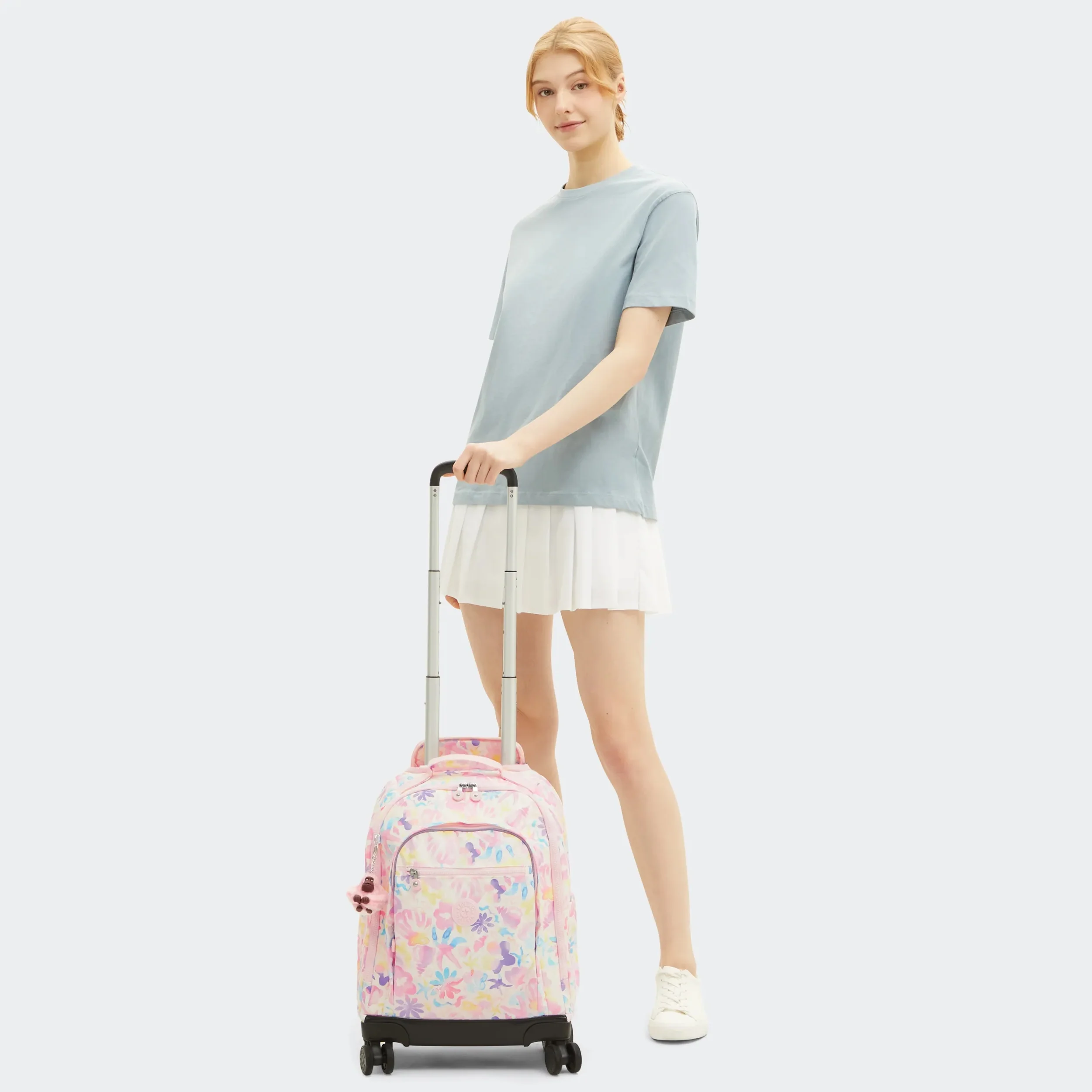 New Zea Printed 15" Laptop Rolling Backpack - Image 2