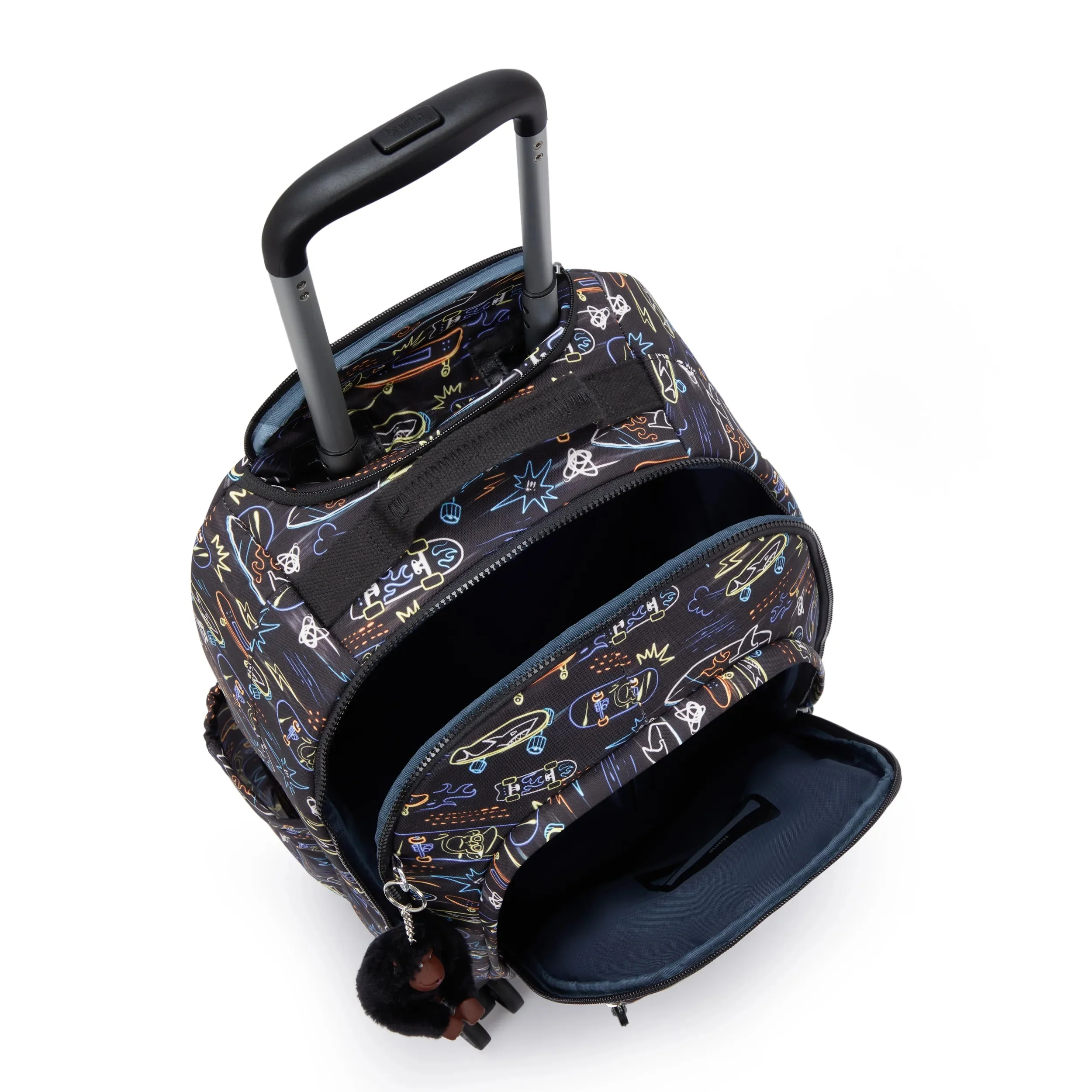 New Zea Printed 15" Laptop Rolling Backpack - Image 4