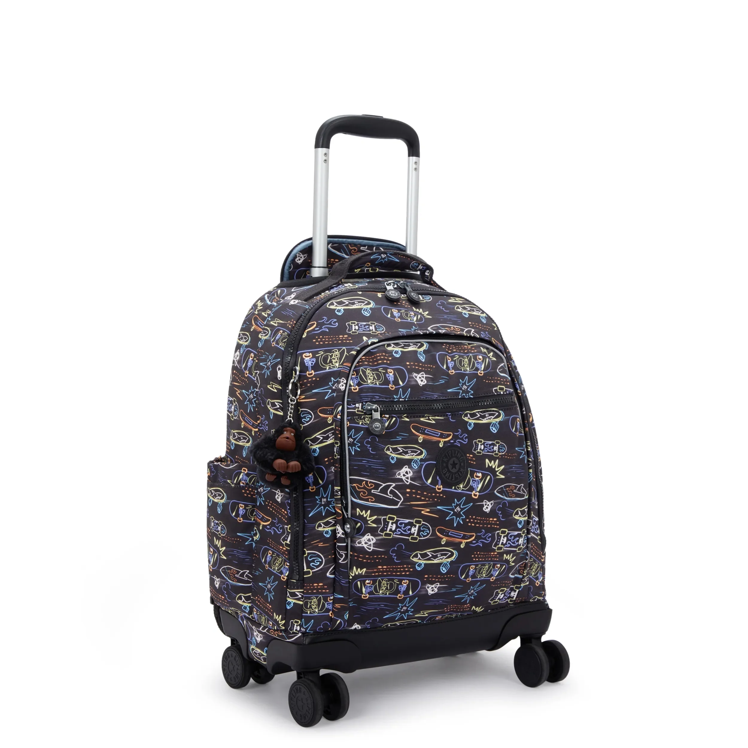 New Zea Printed 15" Laptop Rolling Backpack - Image 5