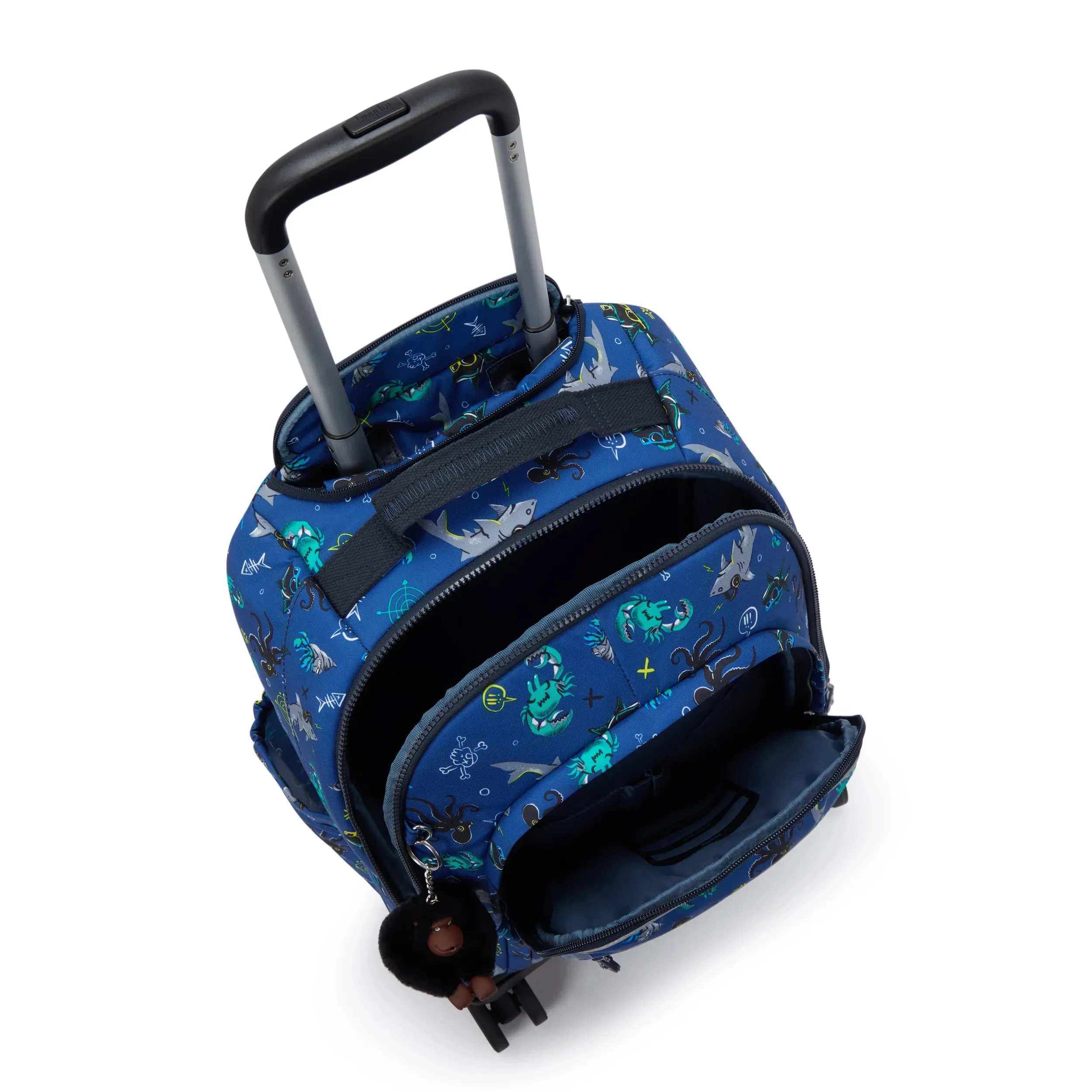 New Zea Printed 15" Laptop Rolling Backpack - Image 4