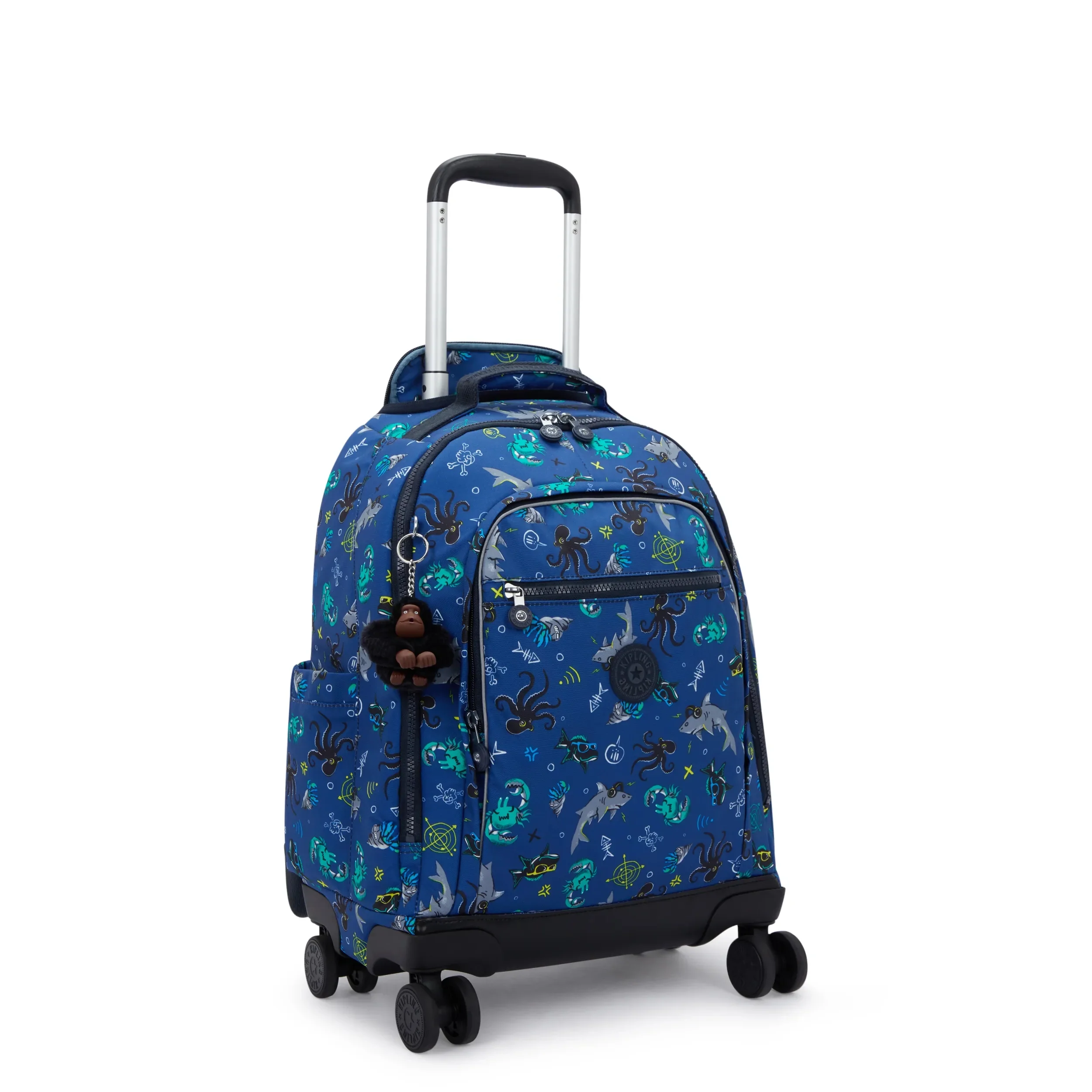New Zea Printed 15" Laptop Rolling Backpack - Image 5