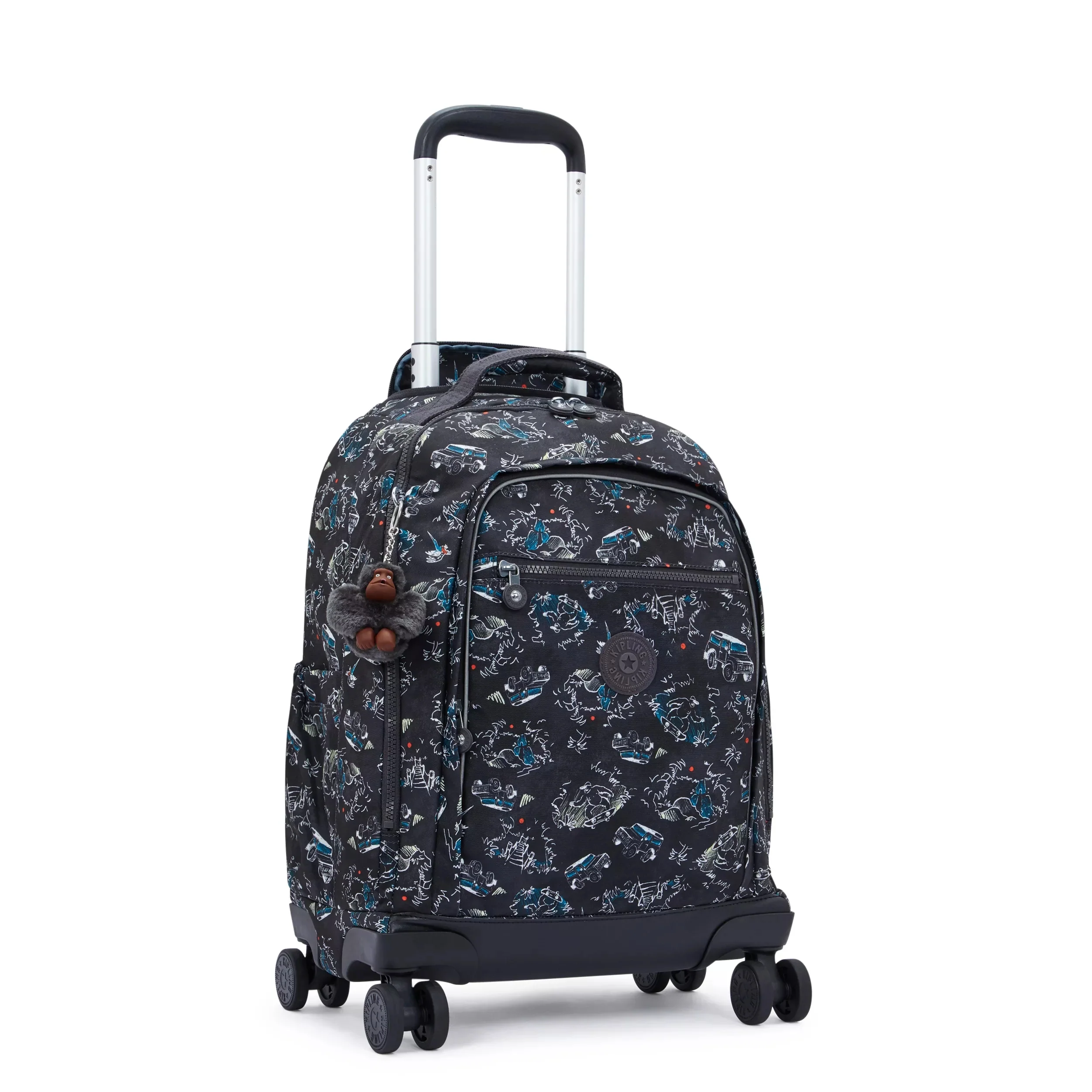 New Zea Printed 15" Laptop Rolling Backpack - Image 4