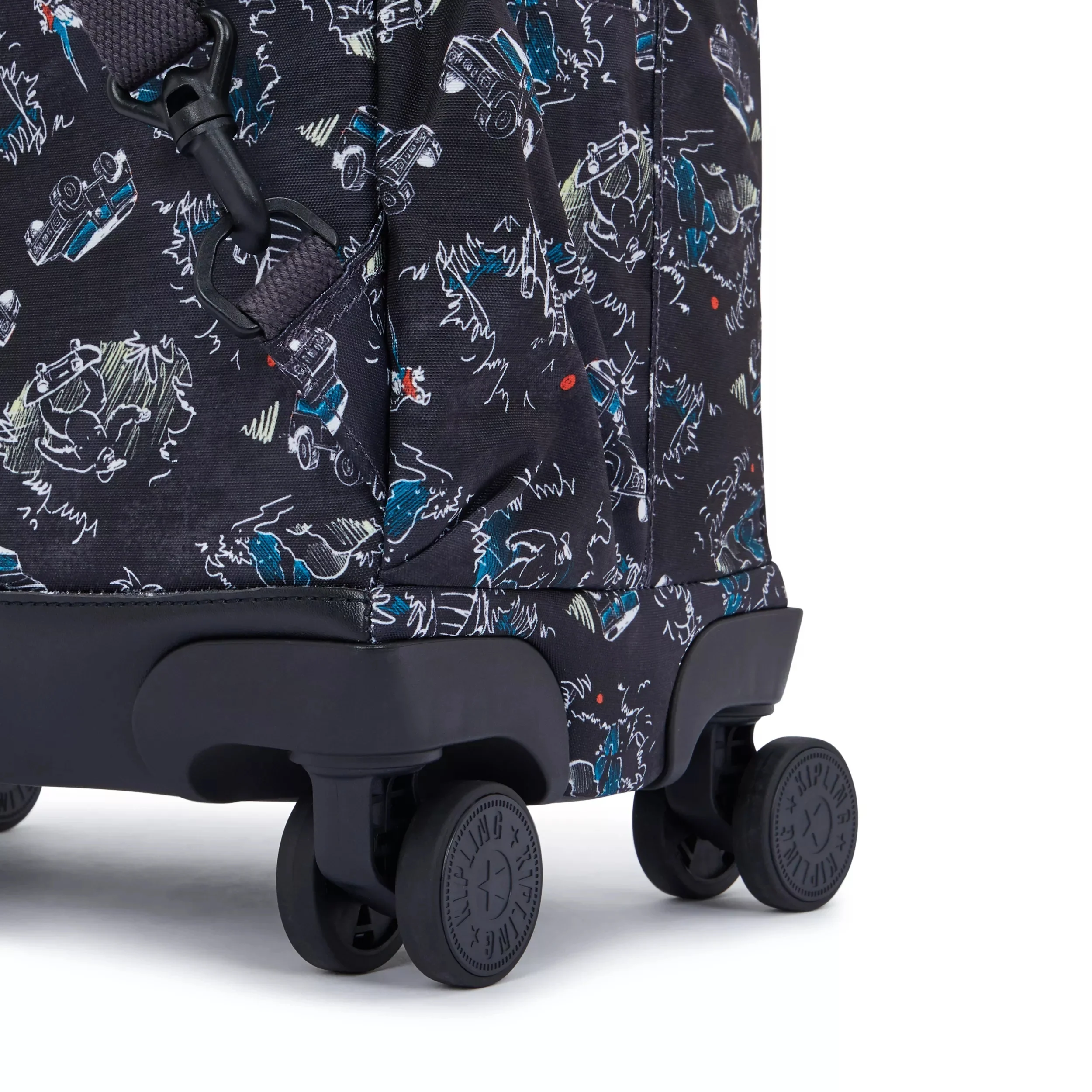 New Zea Printed 15" Laptop Rolling Backpack - Image 5