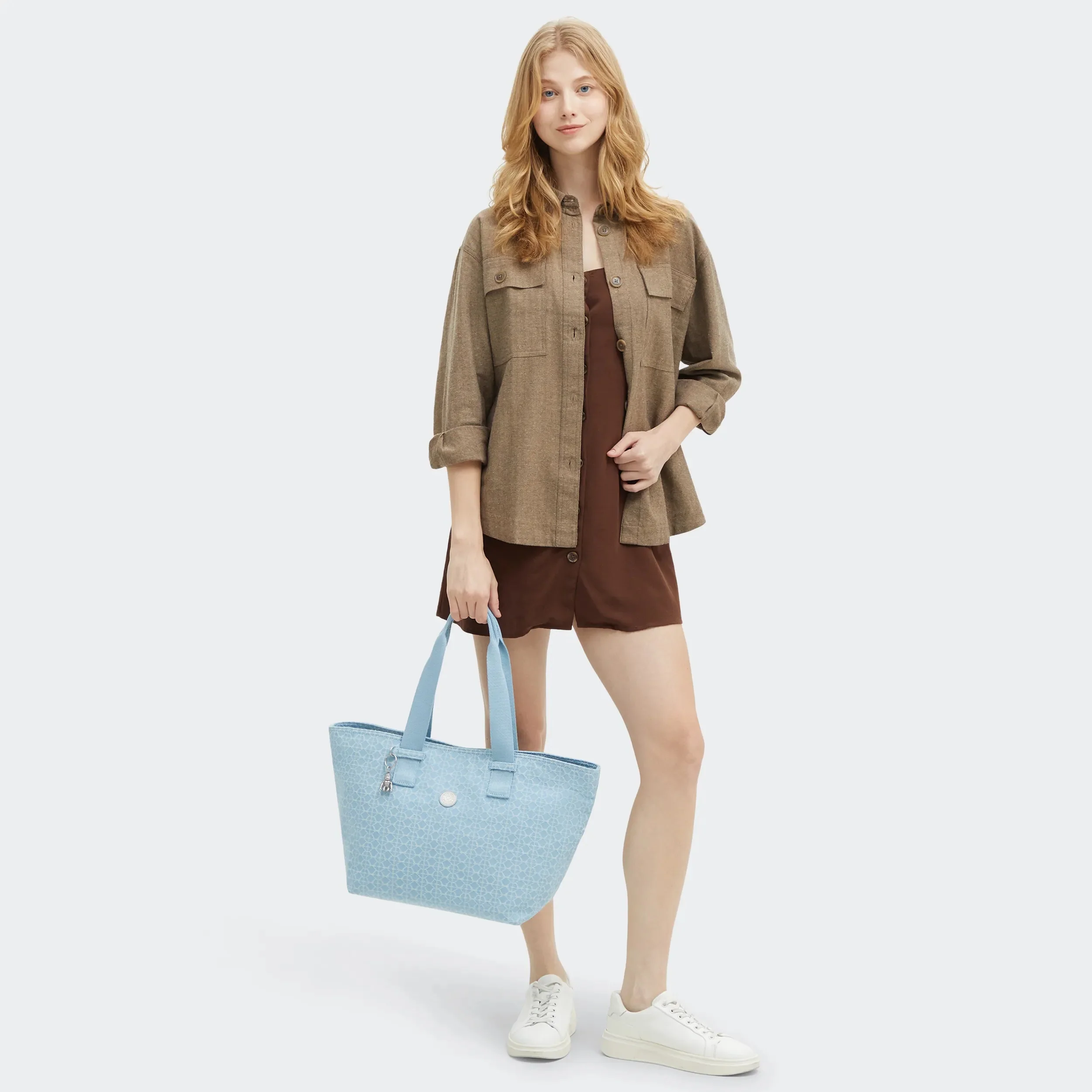 Raaja Printed Denim Tote Bag - Image 8