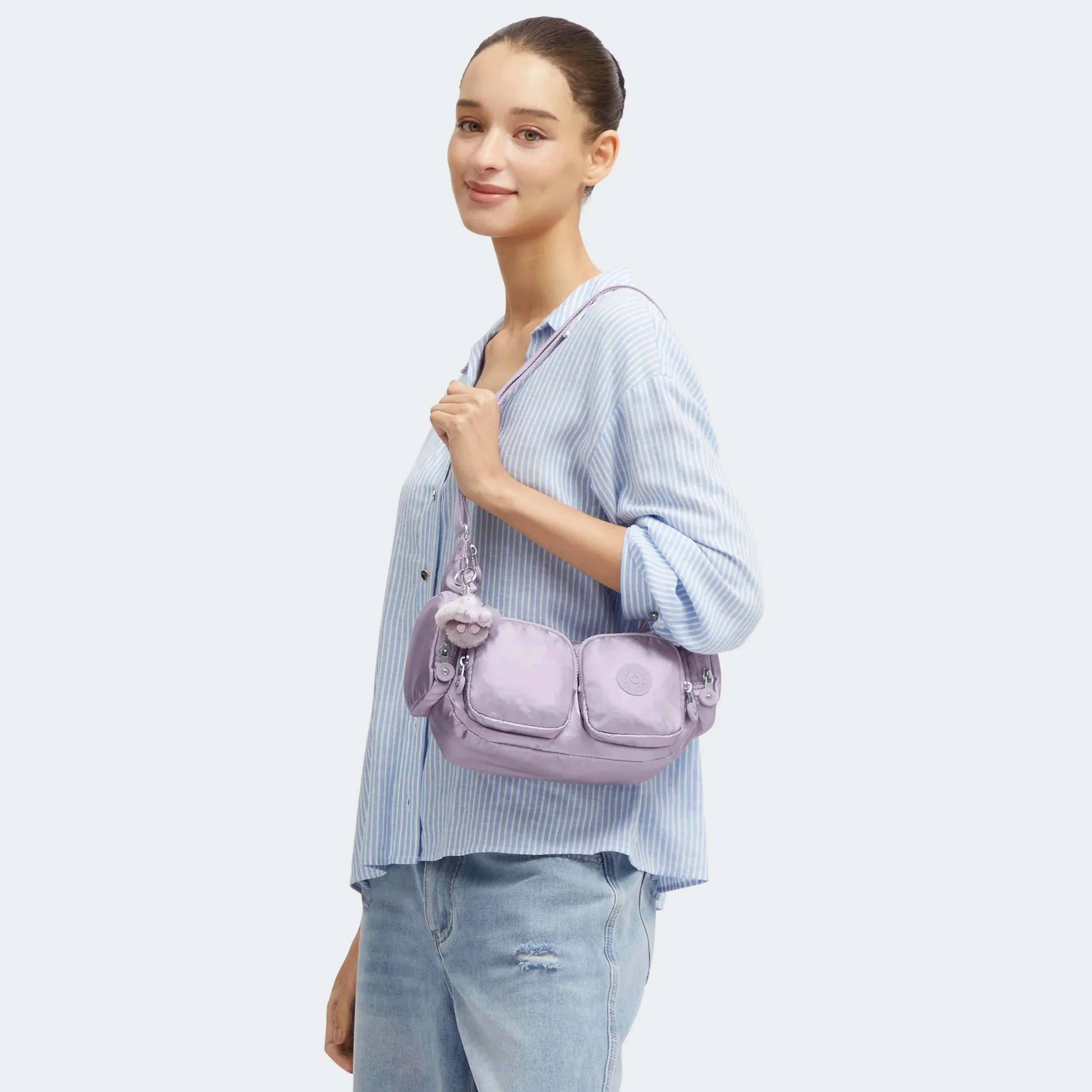 Rikka Small Metallic Crossbody Bag - Image 2