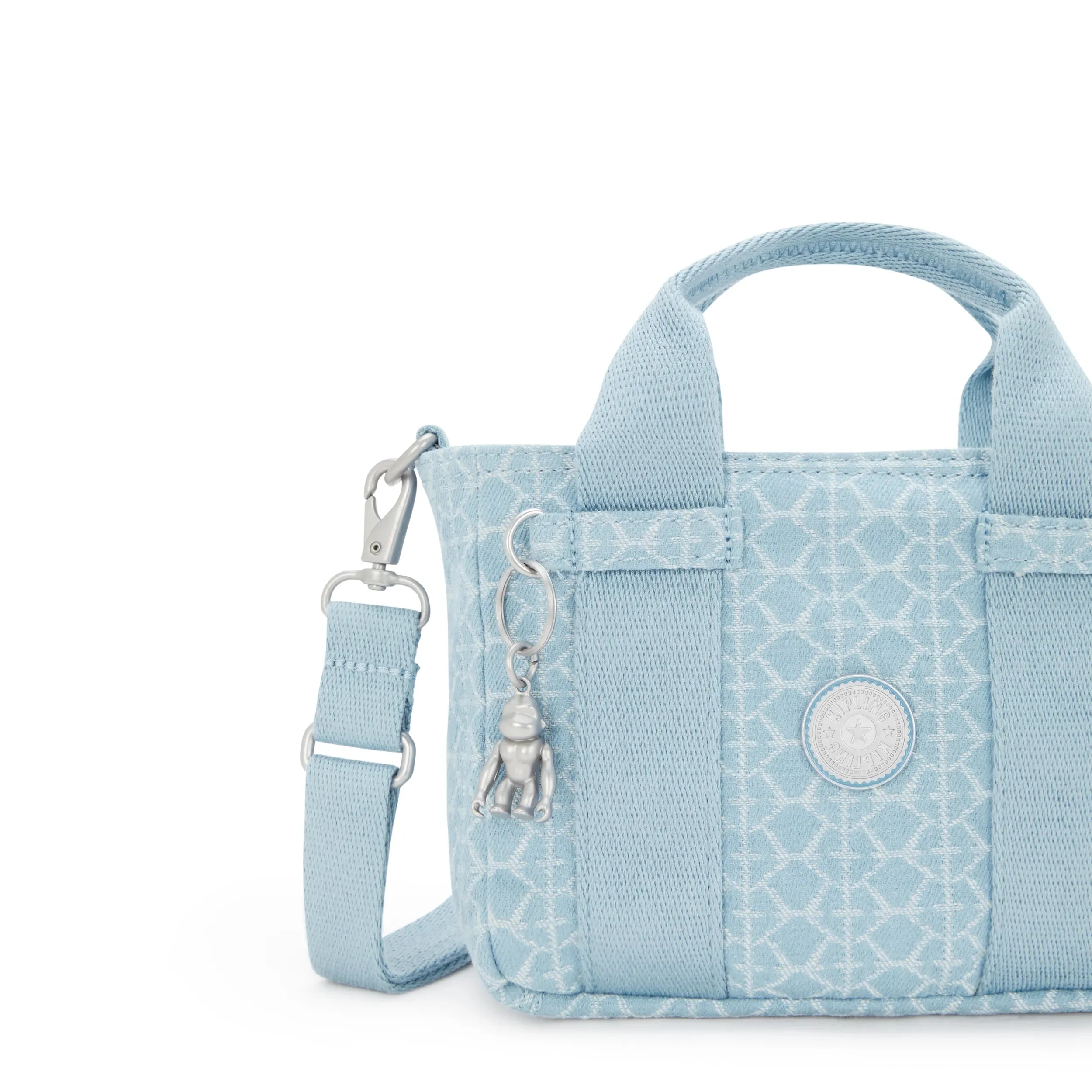 Ritta Mini Printed Denim Shoulder Bag - Image 6
