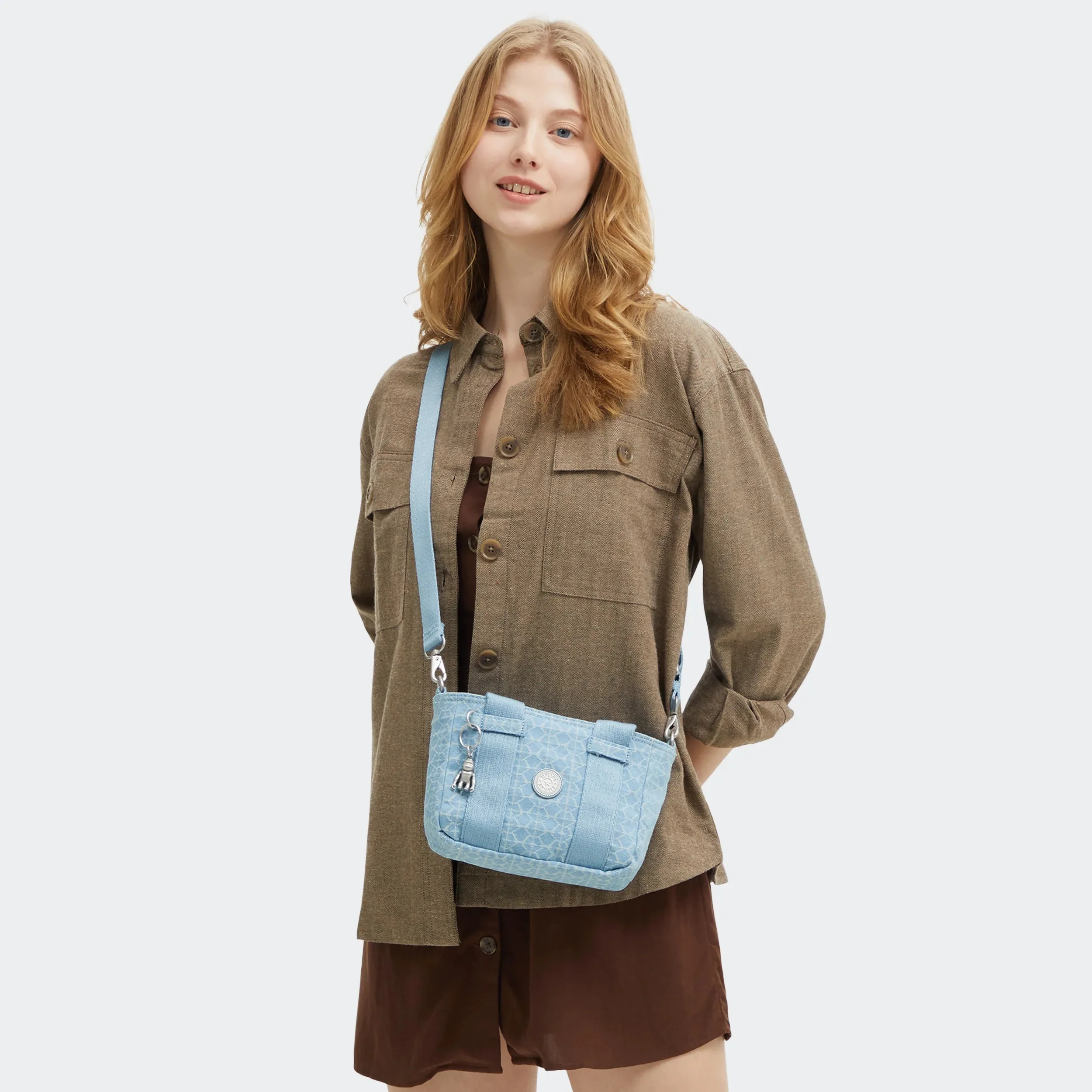 Ritta Mini Printed Denim Shoulder Bag - Image 7