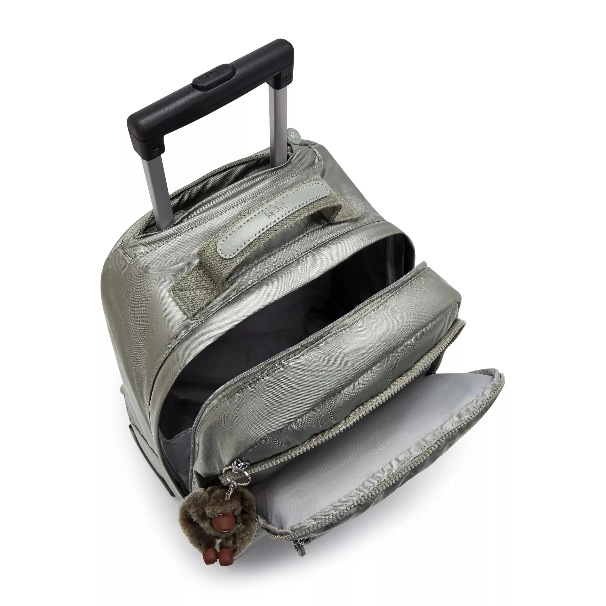 Sanaa Large Metallic Rolling Backpack - Image 3