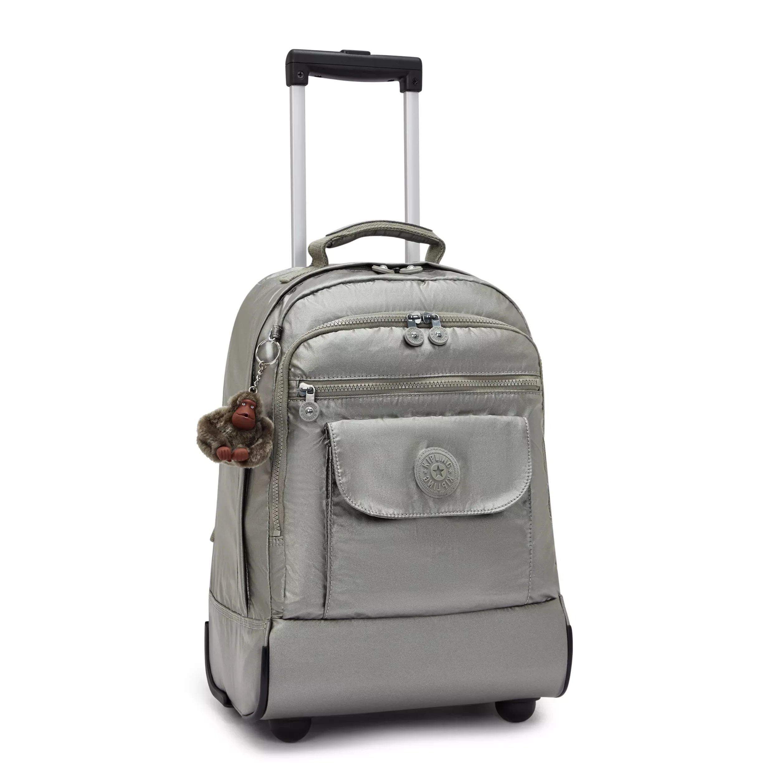 Sanaa Large Metallic Rolling Backpack - Image 4
