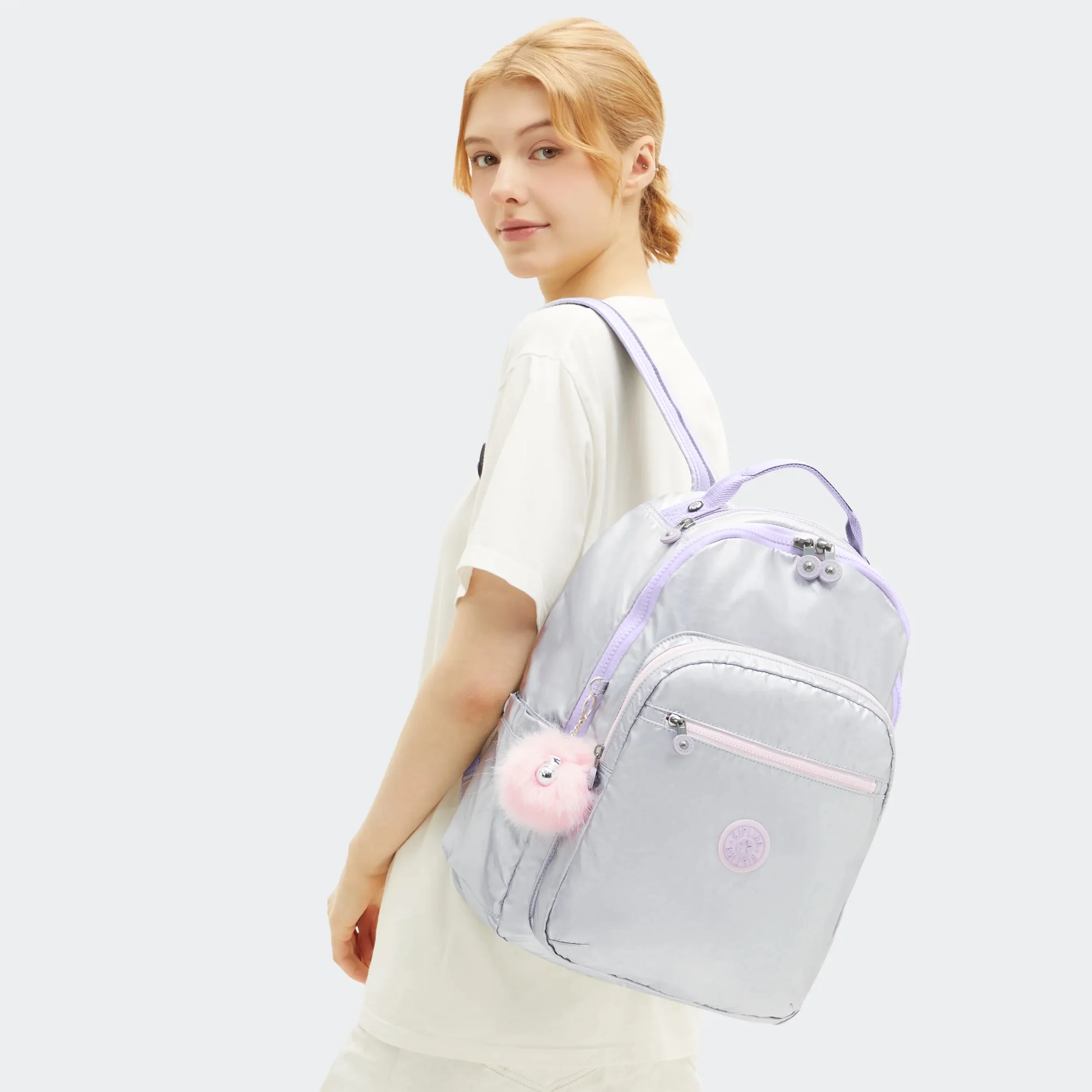 Seoul Large Metallic 15" Laptop Backpack - Image 2