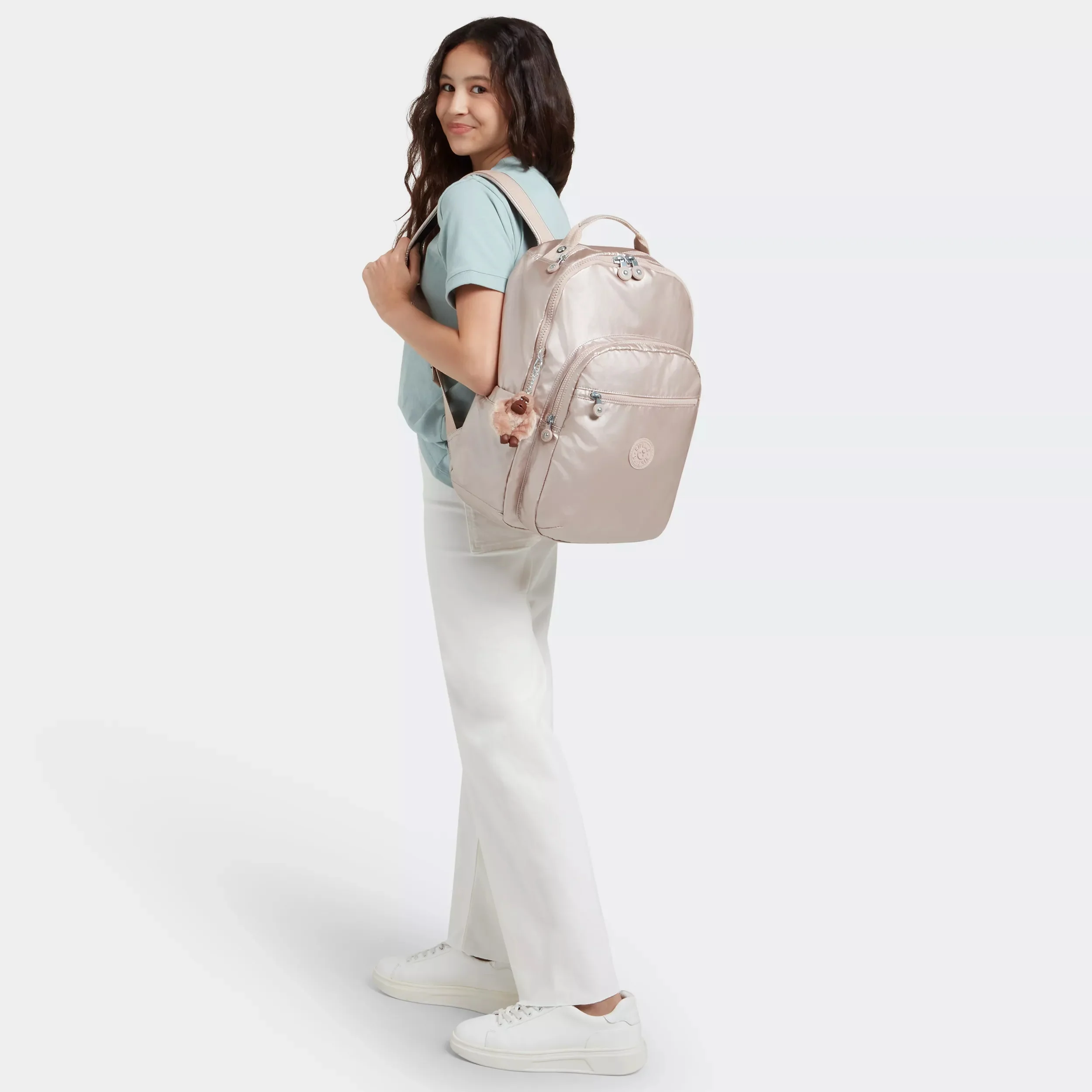 Seoul Large Metallic 15" Laptop Backpack - Image 6
