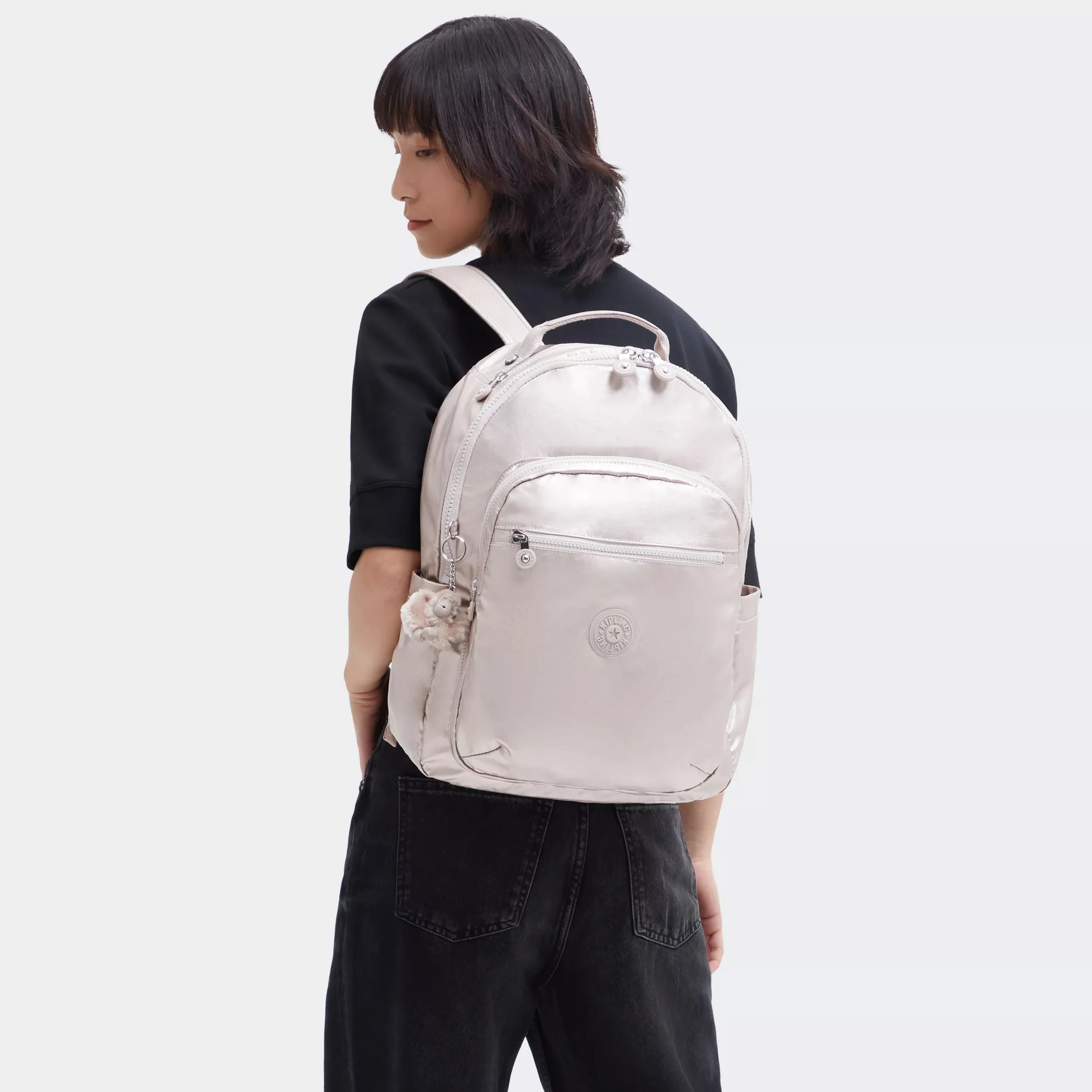 Seoul Large Metallic 15" Laptop Backpack - Image 2