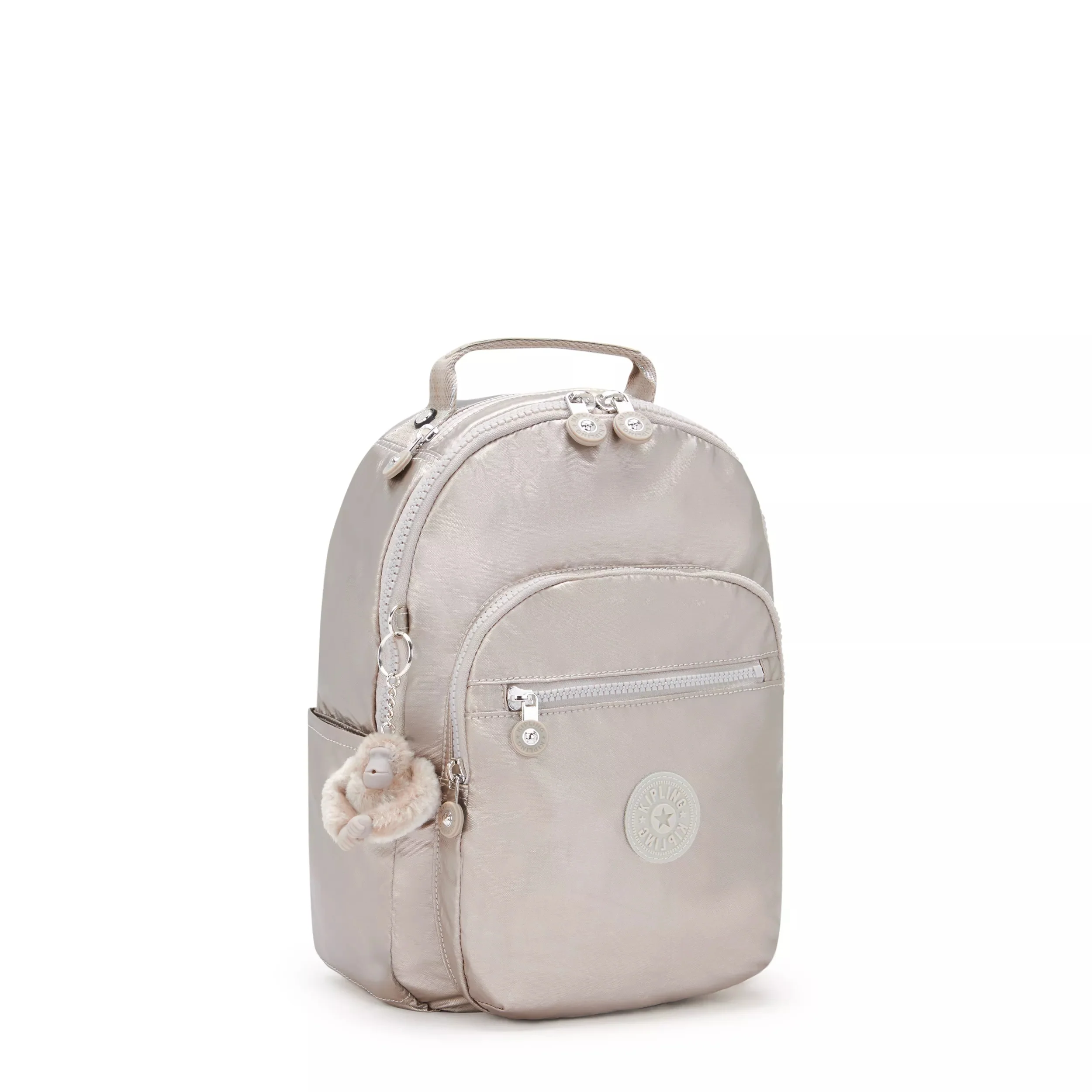 Seoul Small Metallic Tablet Backpack - Image 5
