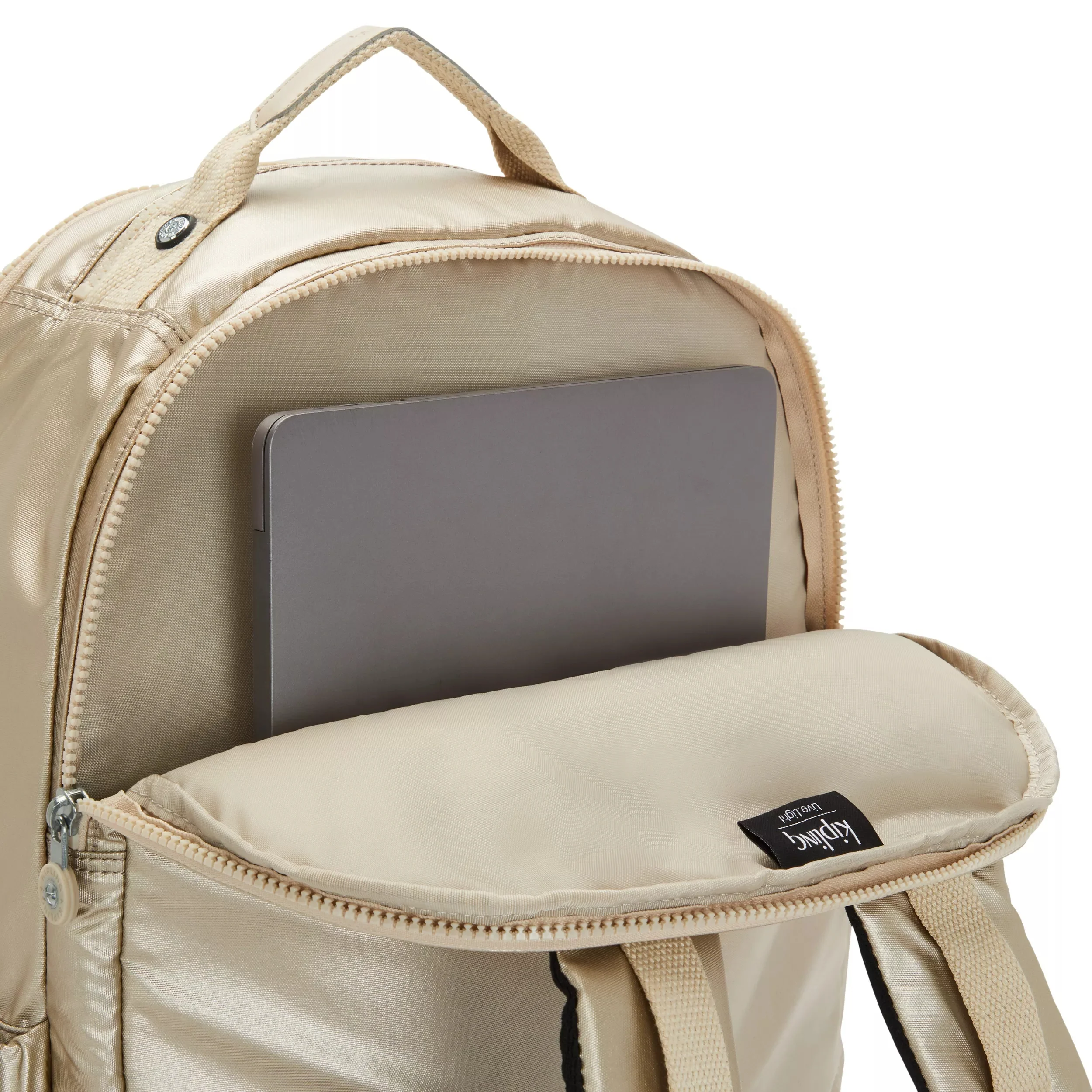 Seoul Extra Large Metallic 17" Laptop Backpack - Image 7