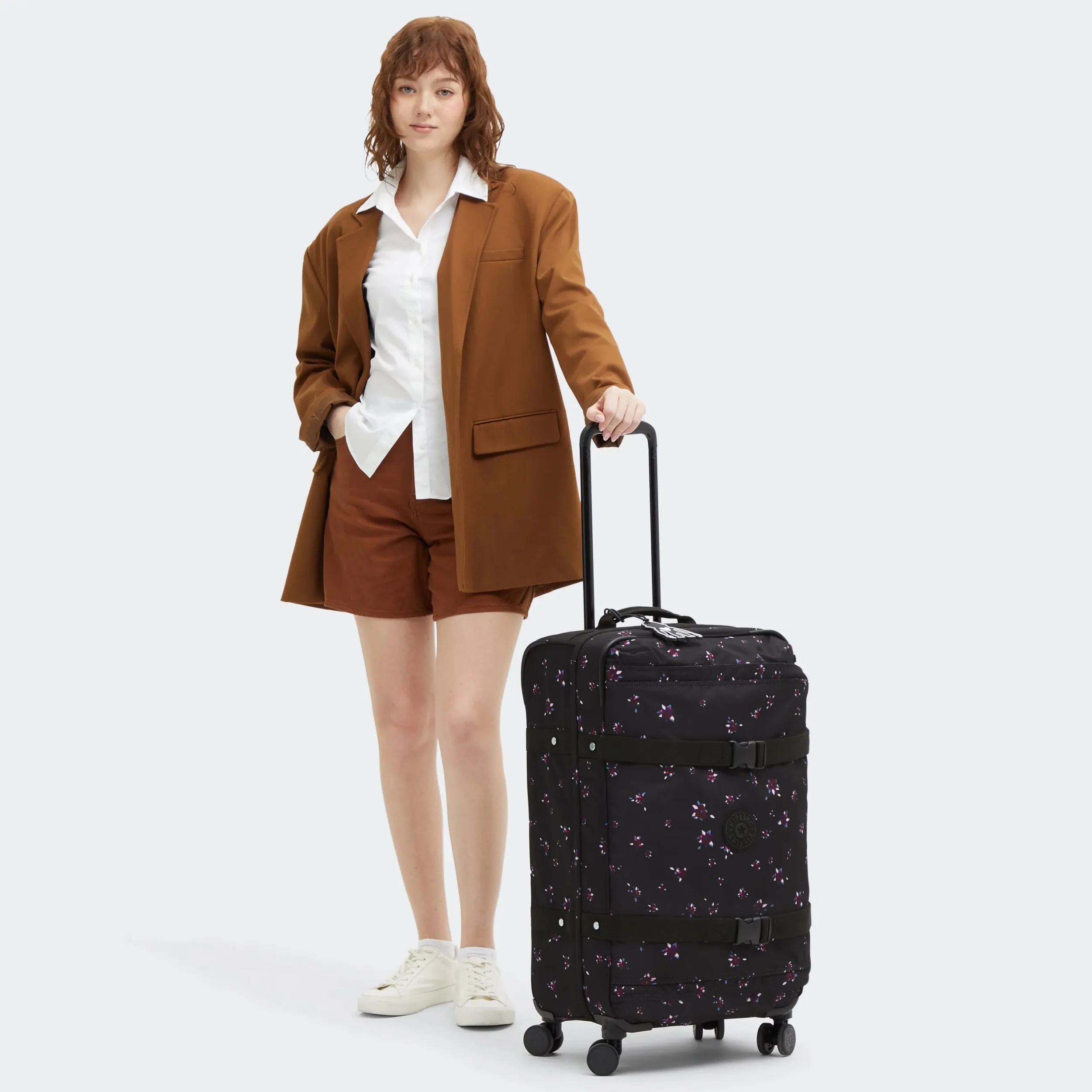 Spontaneous Medium Printed Rolling Luggage - Image 2