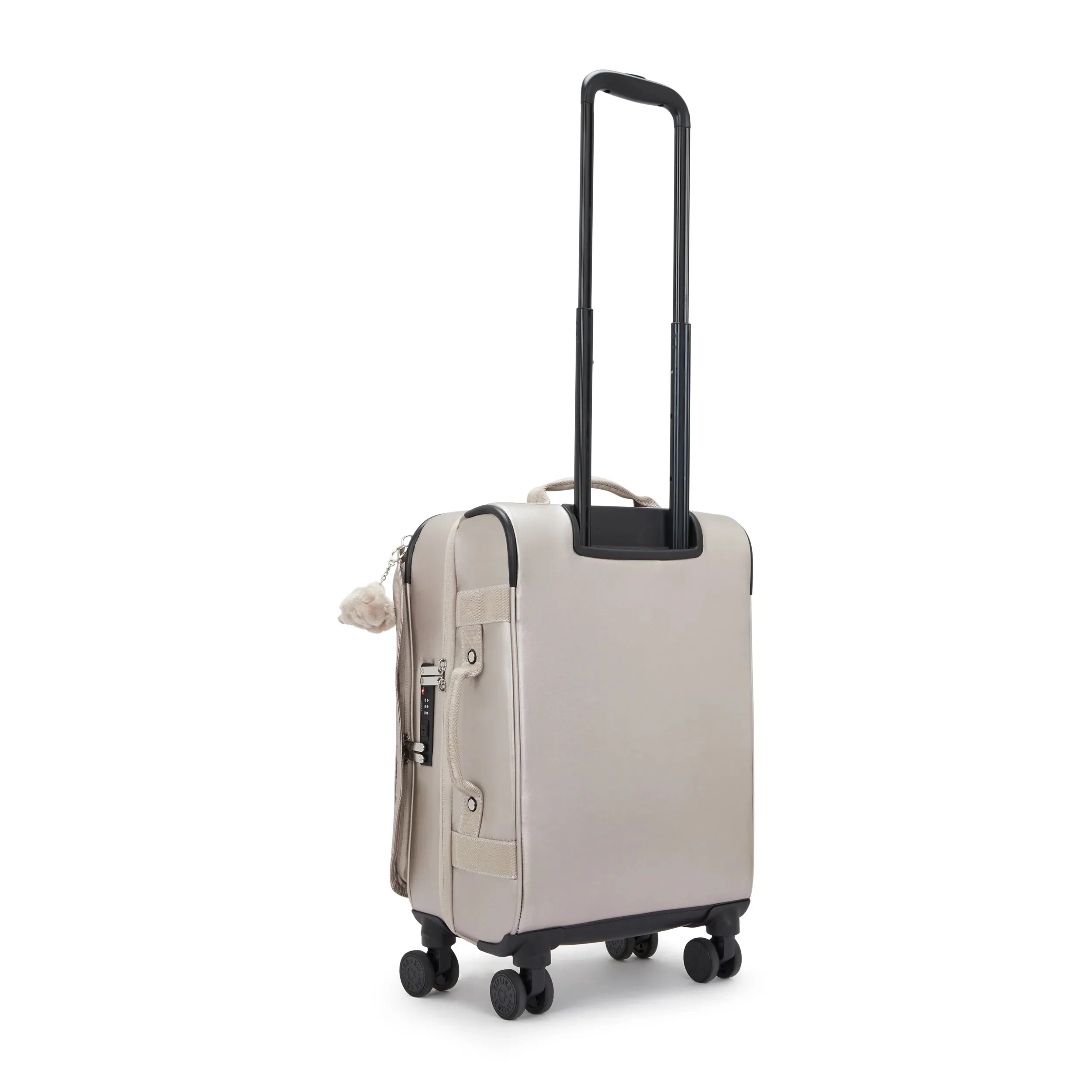 Spontaneous Small Metallic Rolling Luggage - Image 3