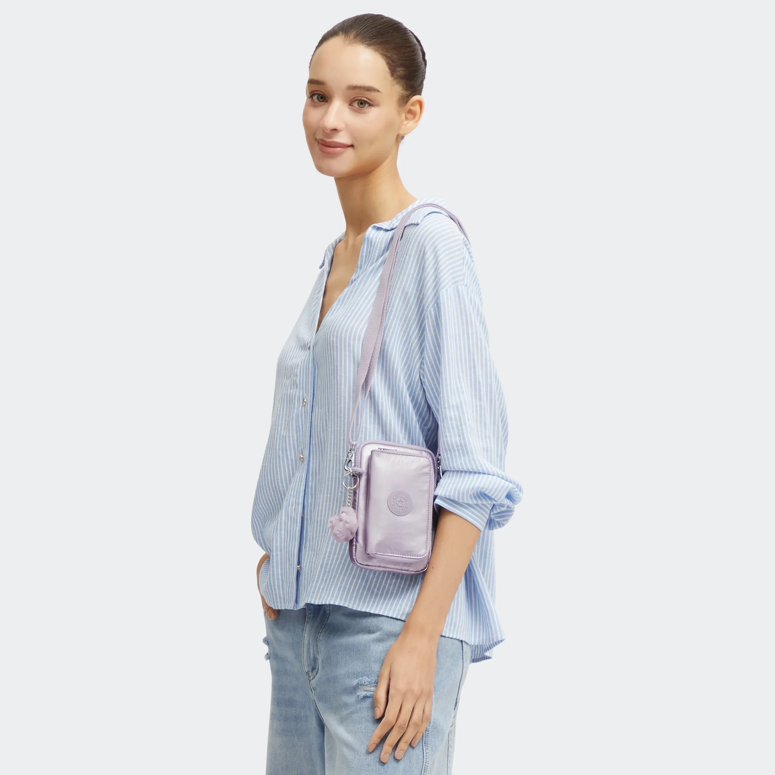 Telmo Metallic Wallet Crossbody Bag - Image 6